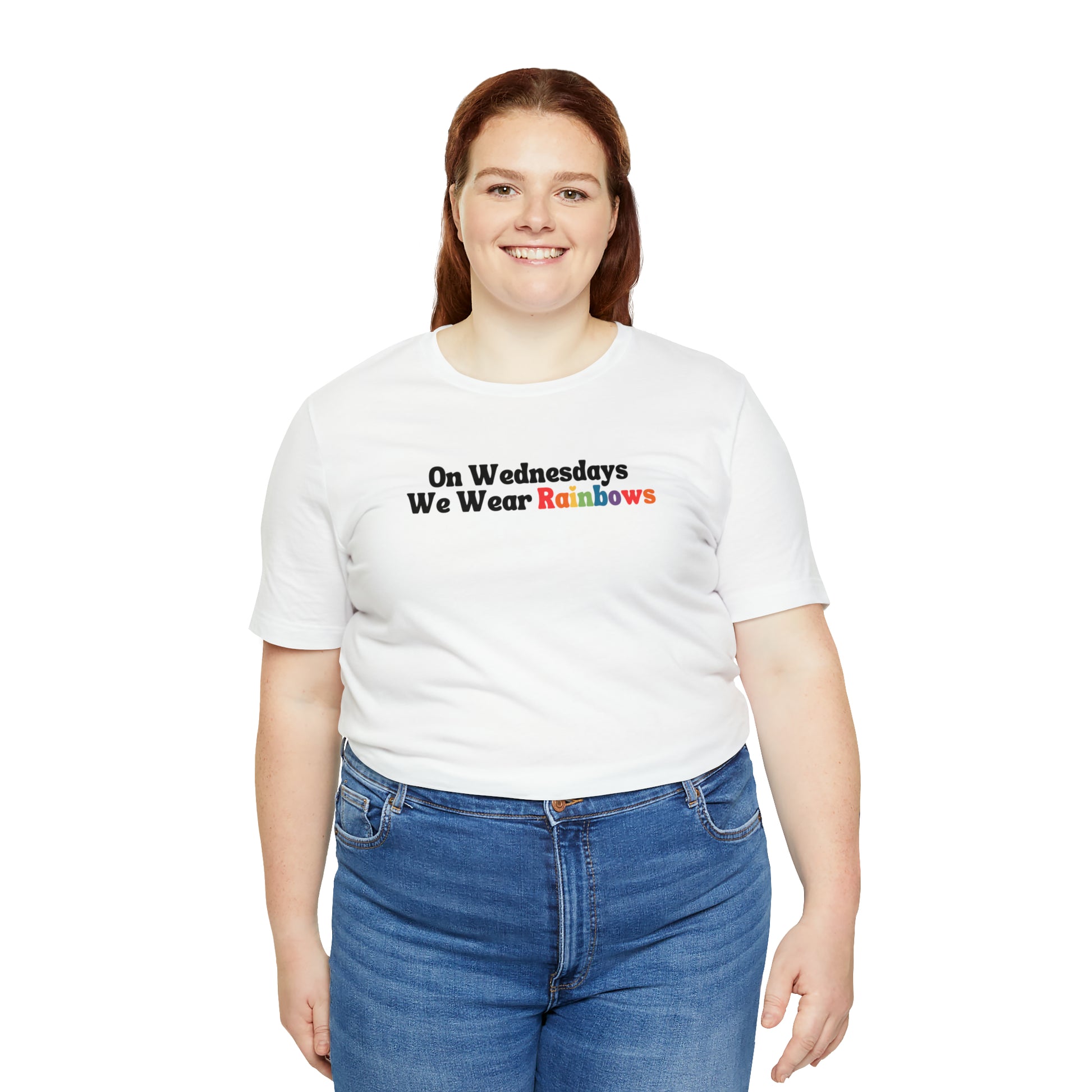 Rainbow T-Shirt - Cute Pride Shirt - Embrace Your Diff