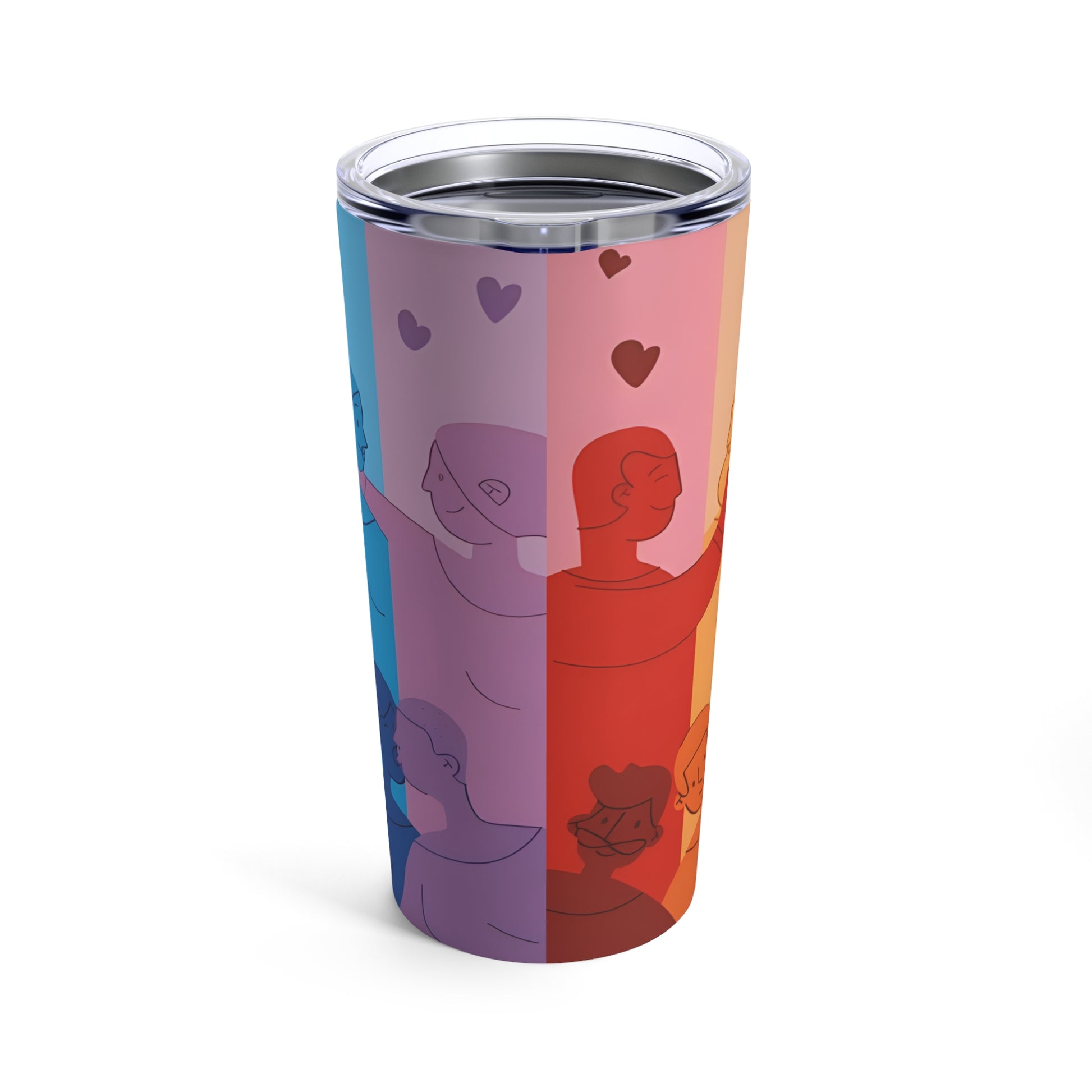 LGBT Cute Pride Tumbler - Rainbow Love Tumbler - Embrace Your Diff