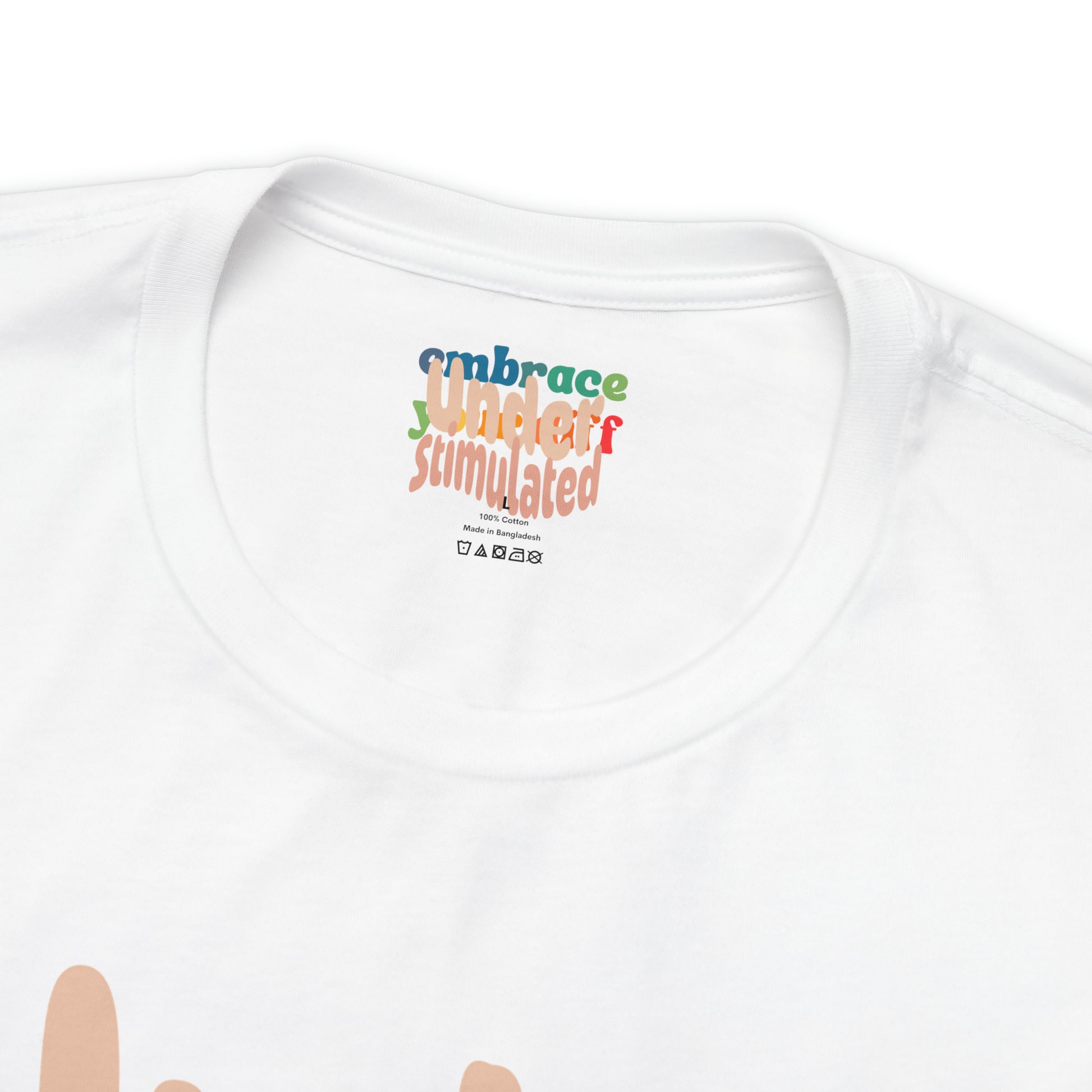 Cute Neurodiversity Tshirt, Understimulated Shirt - Pink - Embrace Your Diff
