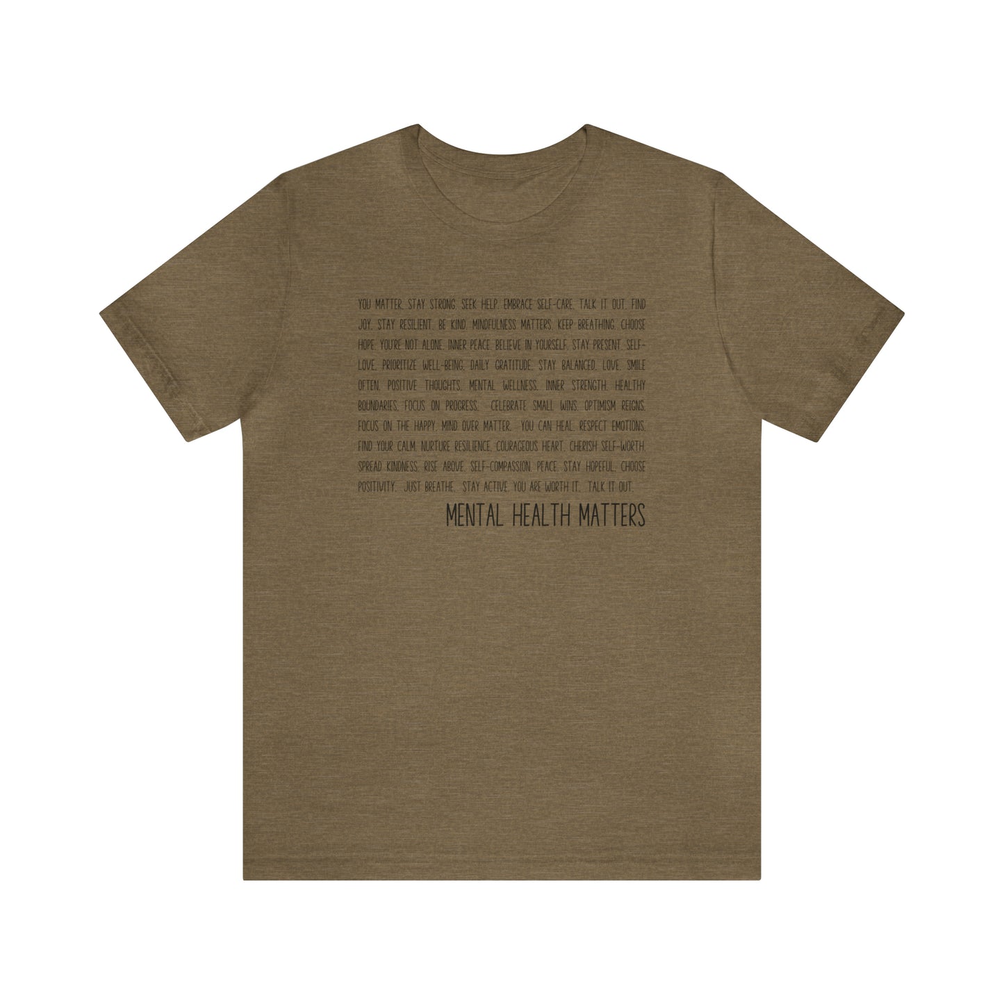 Unisex T-shirt for Mental Health Acceptance - Adult Inclusivity Matters - Diversity Acceptance Shirt for Adults - Embrace Your Diff