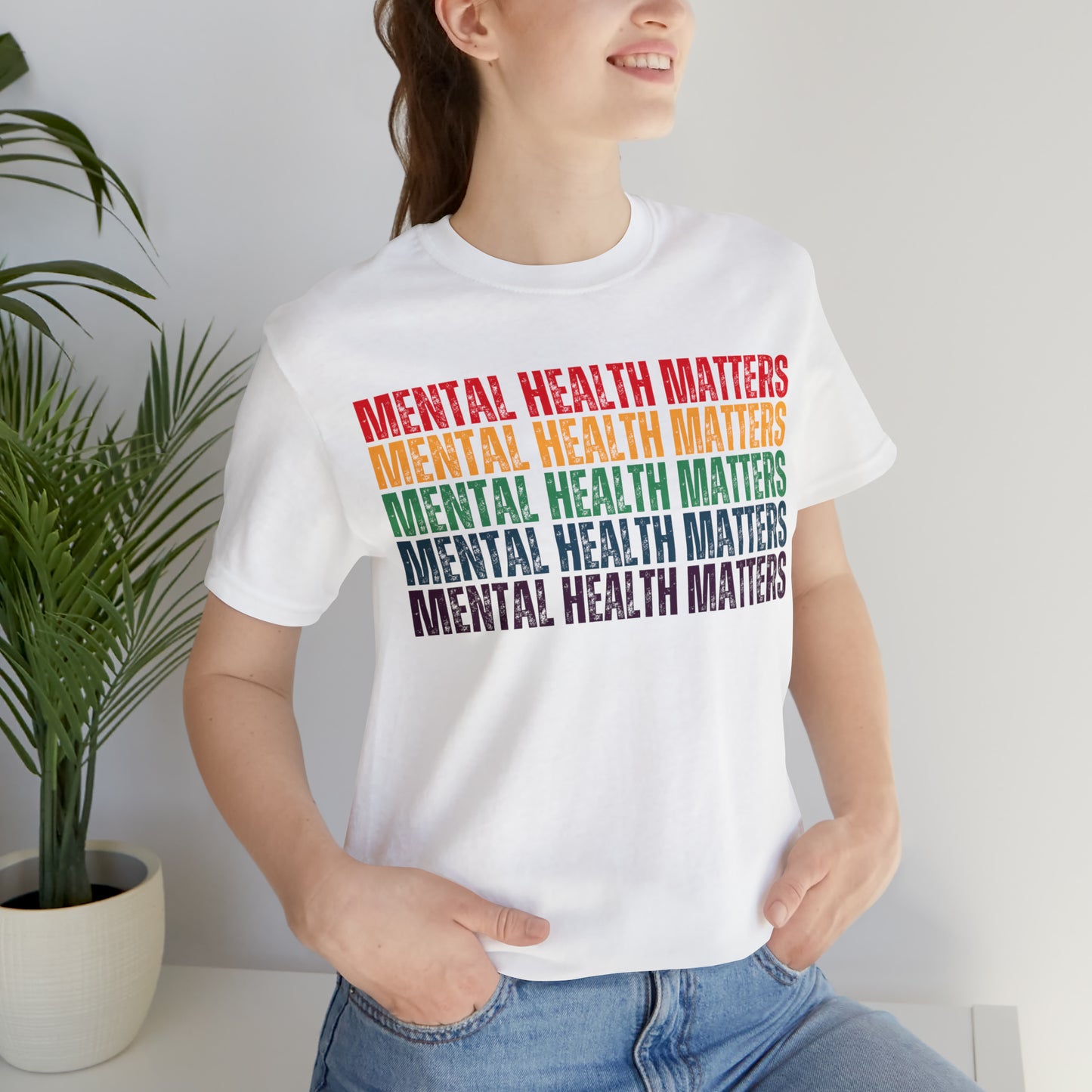 Unisex Tshirt Celebrating Mental Health Awareness - Shirt for Inclusivity - Embrace Your Diff