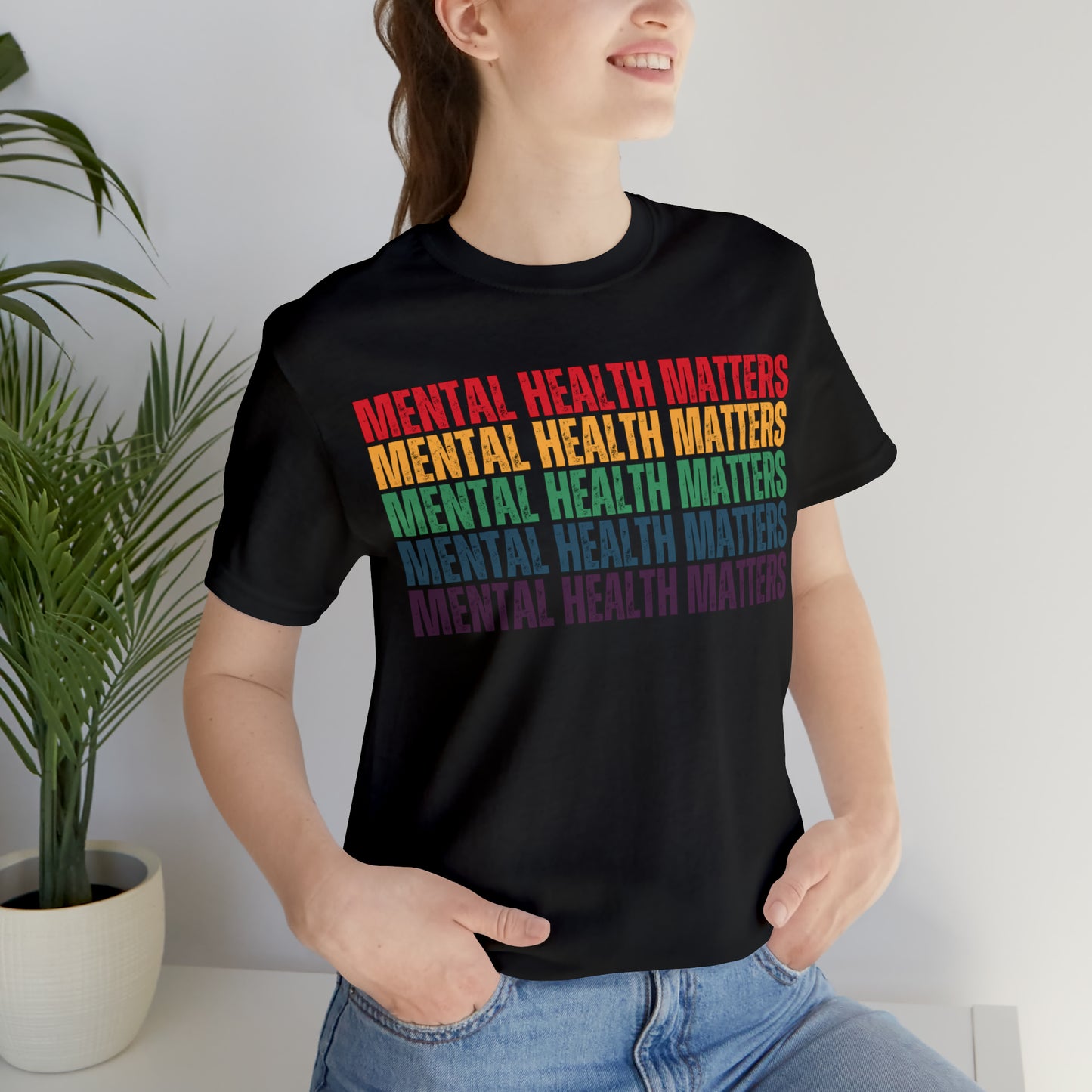 Unisex Tshirt Celebrating Mental Health Awareness - Shirt for Inclusivity - Embrace Your Diff