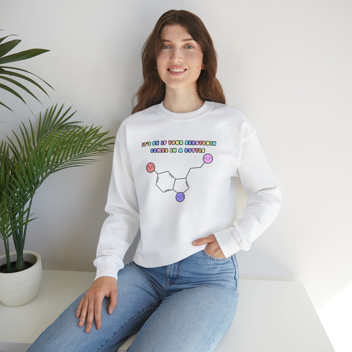Cute ADHD Chasing The Dopamine Sweatshirt - Pastel - Embrace Your Diff