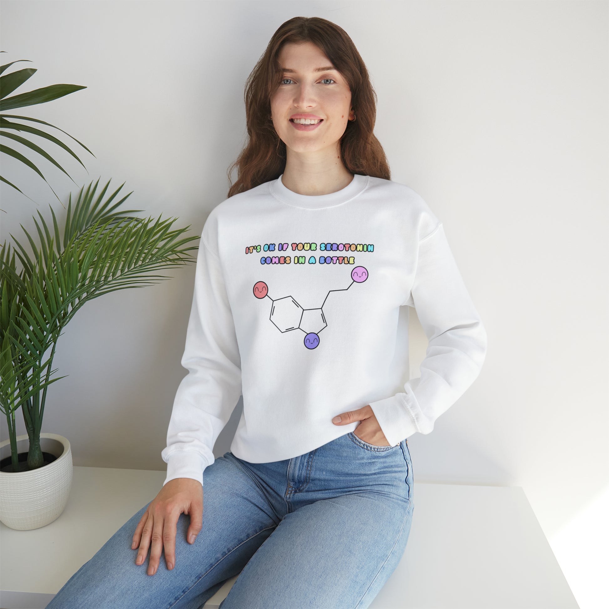 Cute ADHD Chasing The Dopamine Sweatshirt - Pastel - Embrace Your Diff