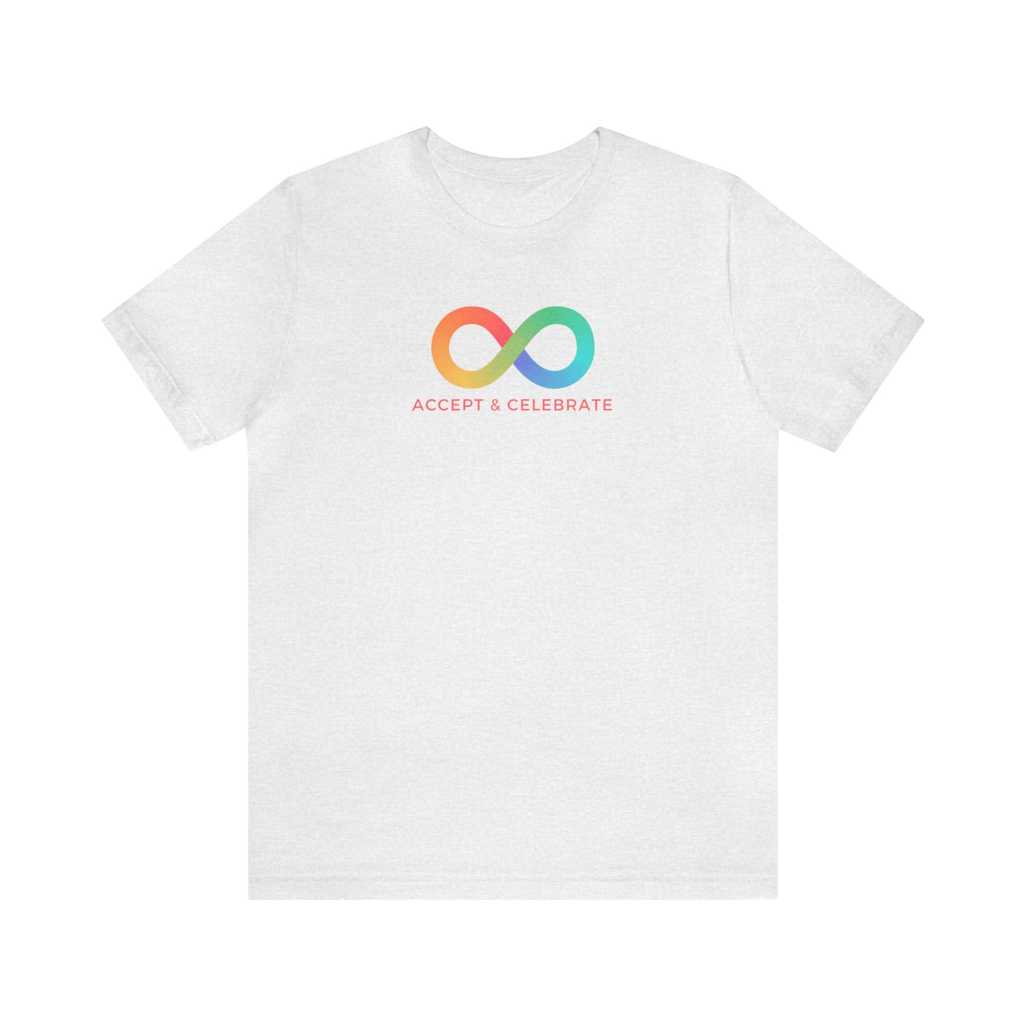 Autism Acceptance Infinity Loop Adult Shirt - Embrace Your Diff