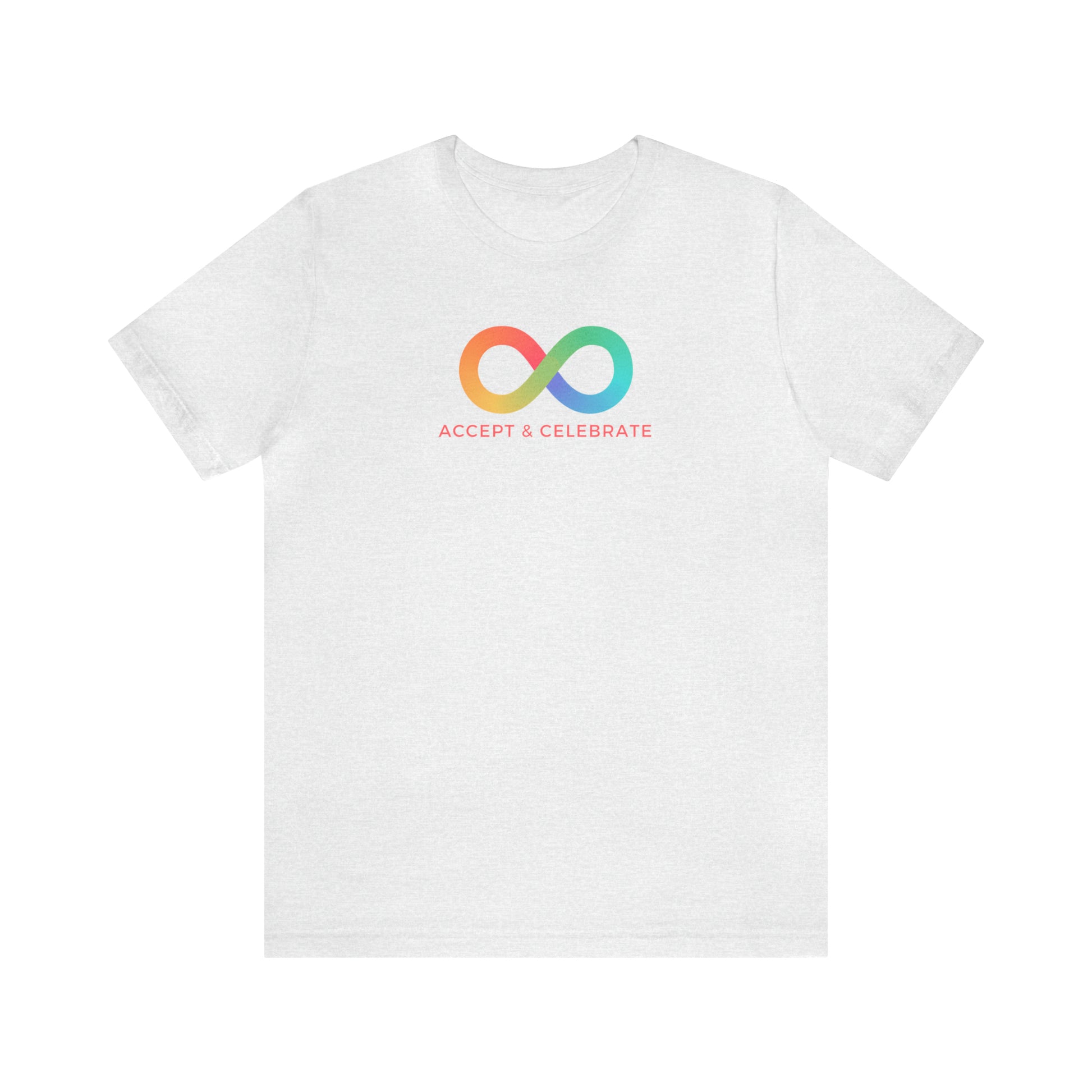 Autism Acceptance Infinity Loop Adult Shirt - Embrace Your Diff