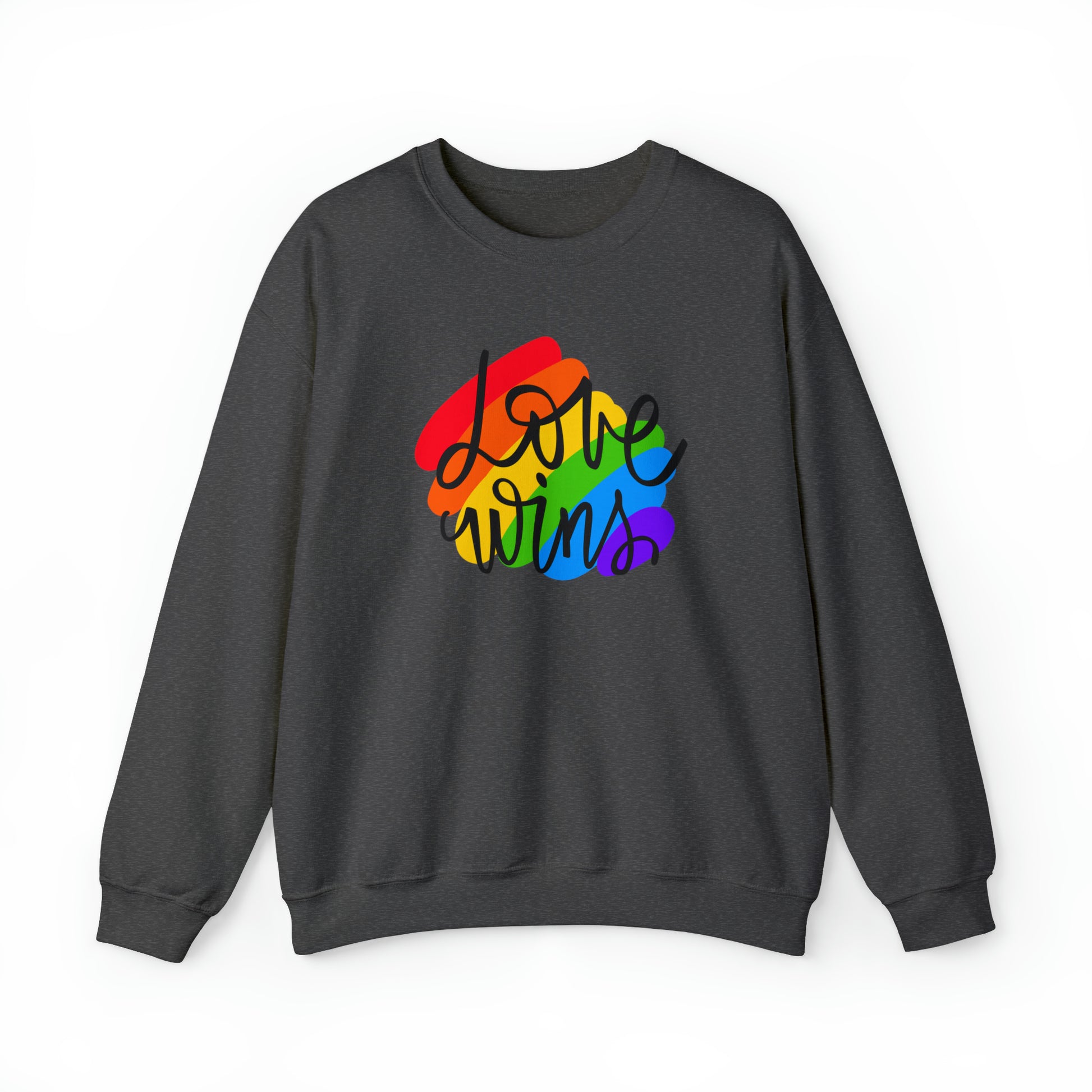 LGBT+ Pride Crewneck Sweatshirt - Love Wins Sweatshirt - Embrace Your Diff
