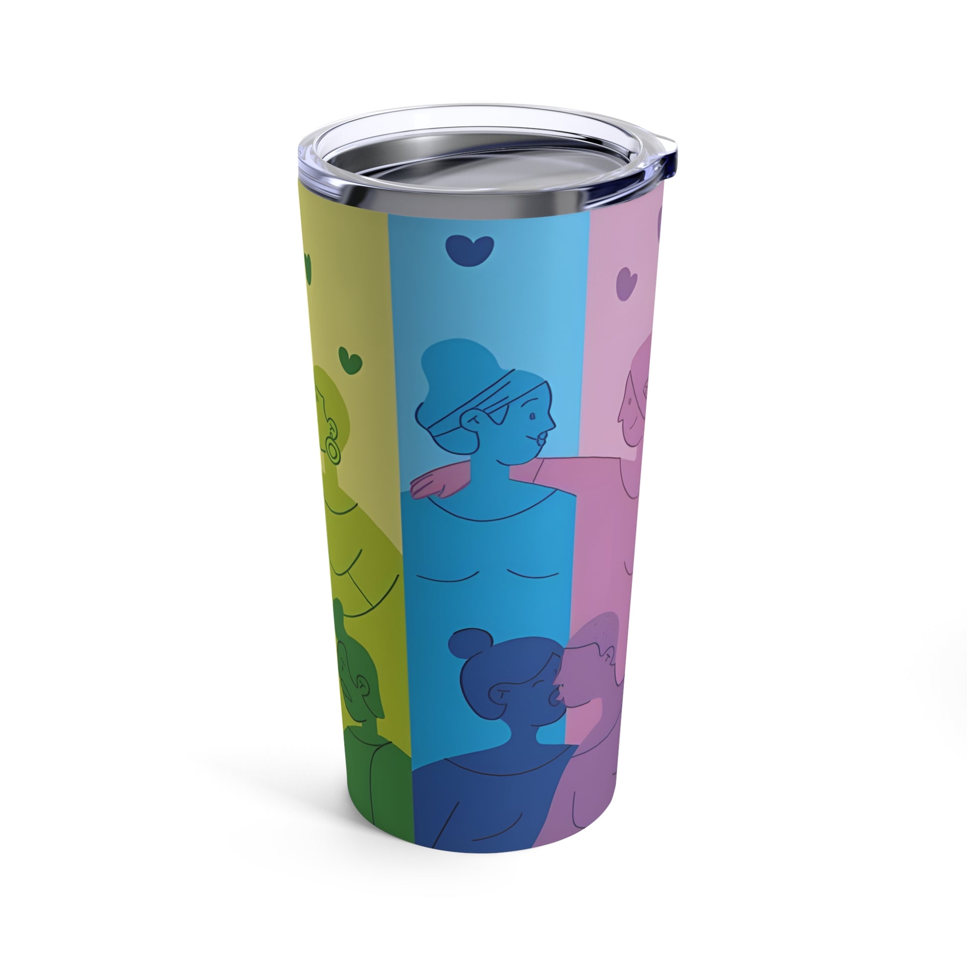 LGBT Cute Pride Tumbler - Rainbow Love Tumbler - Embrace Your Diff