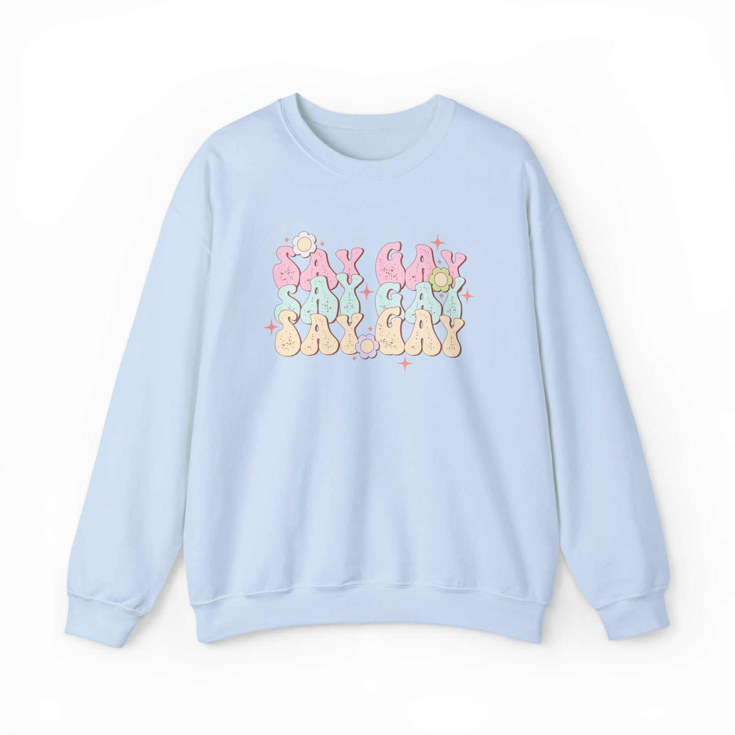 LGBT Representation Crewneck Sweatshirt - Say Gay Sweatshirt - Embrace Your Diff