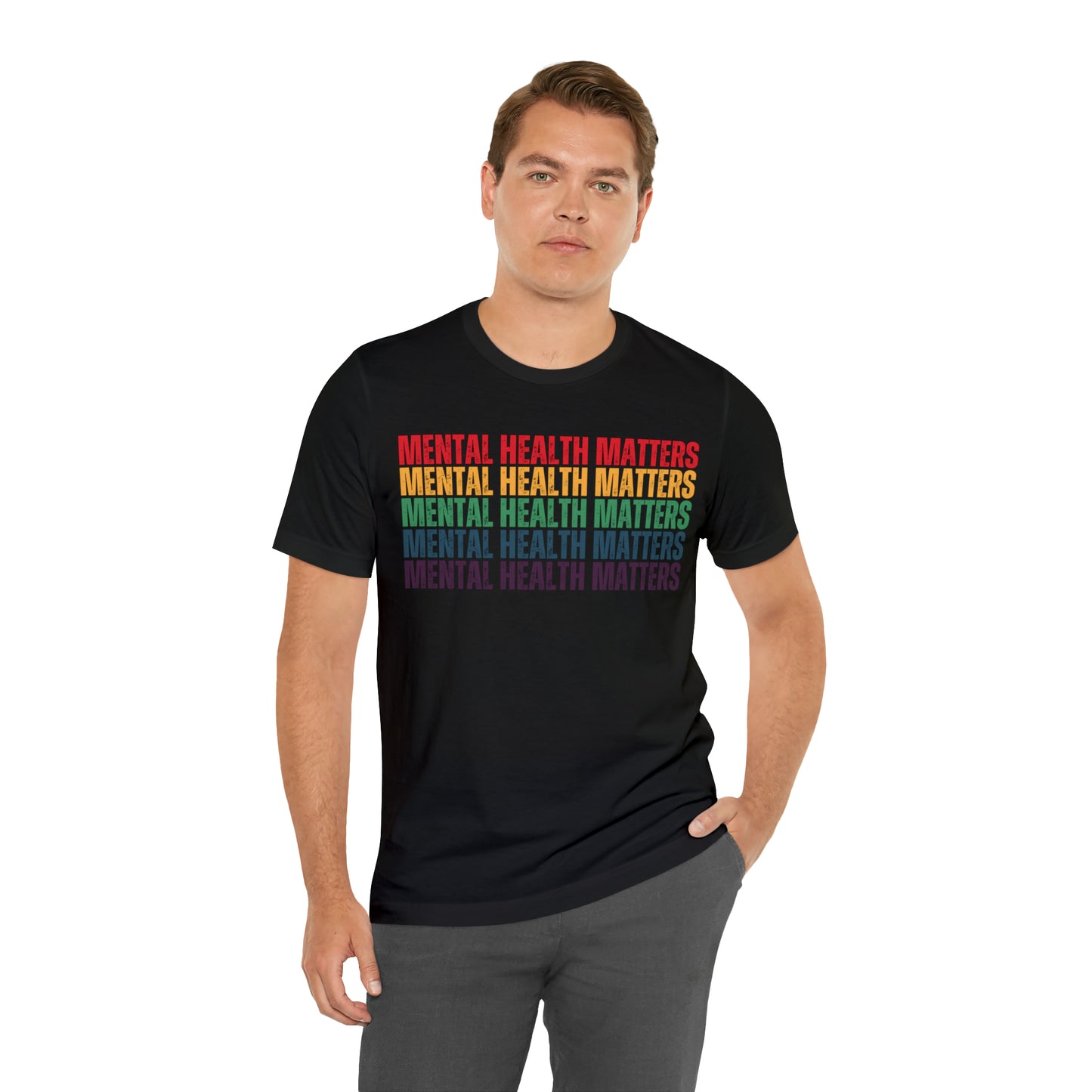 Unisex Tshirt Celebrating Mental Health Awareness - Shirt for Inclusivity - Embrace Your Diff