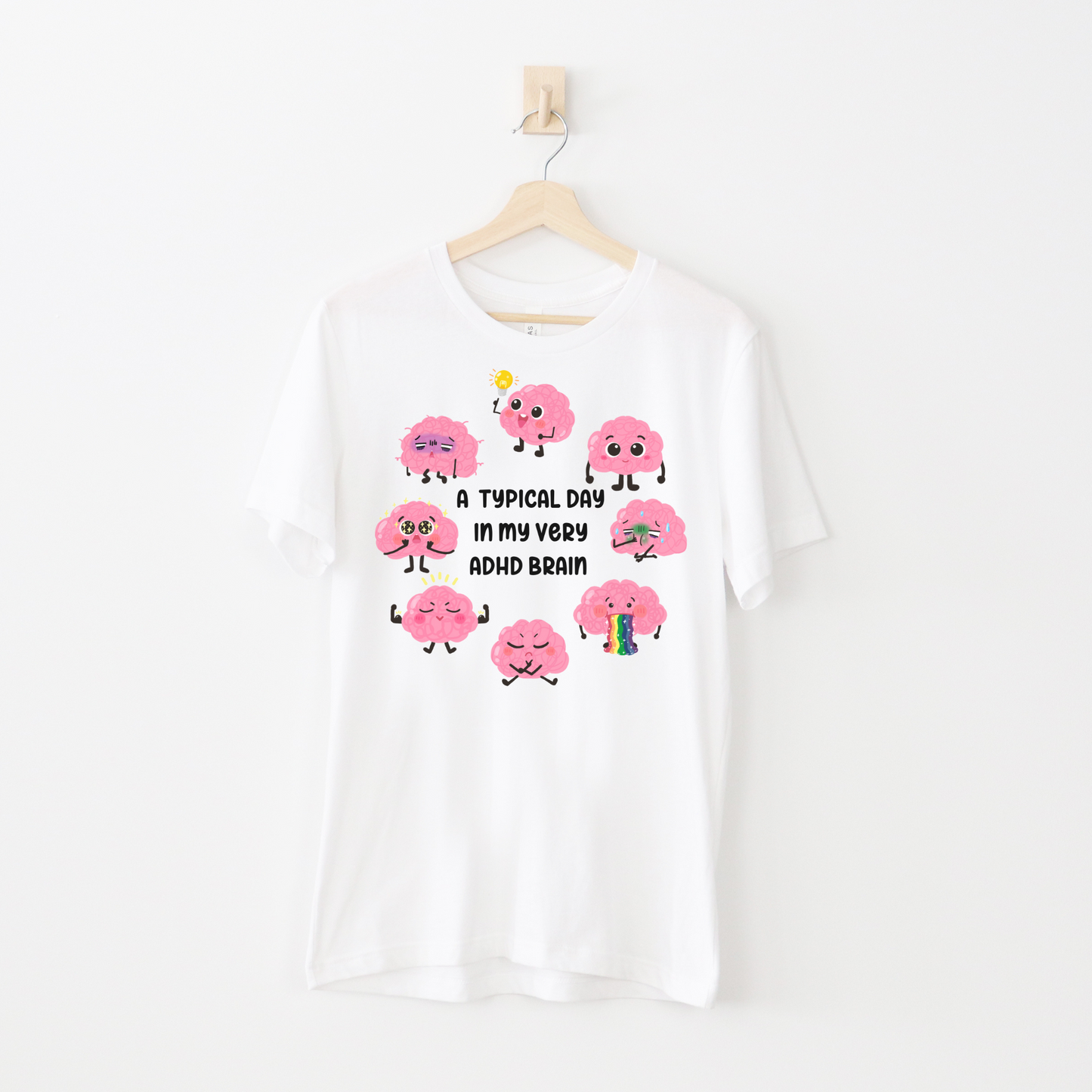 Funny ADHD T-Shirt - Cute ADHD Brain Shirt - Embrace Your Diff