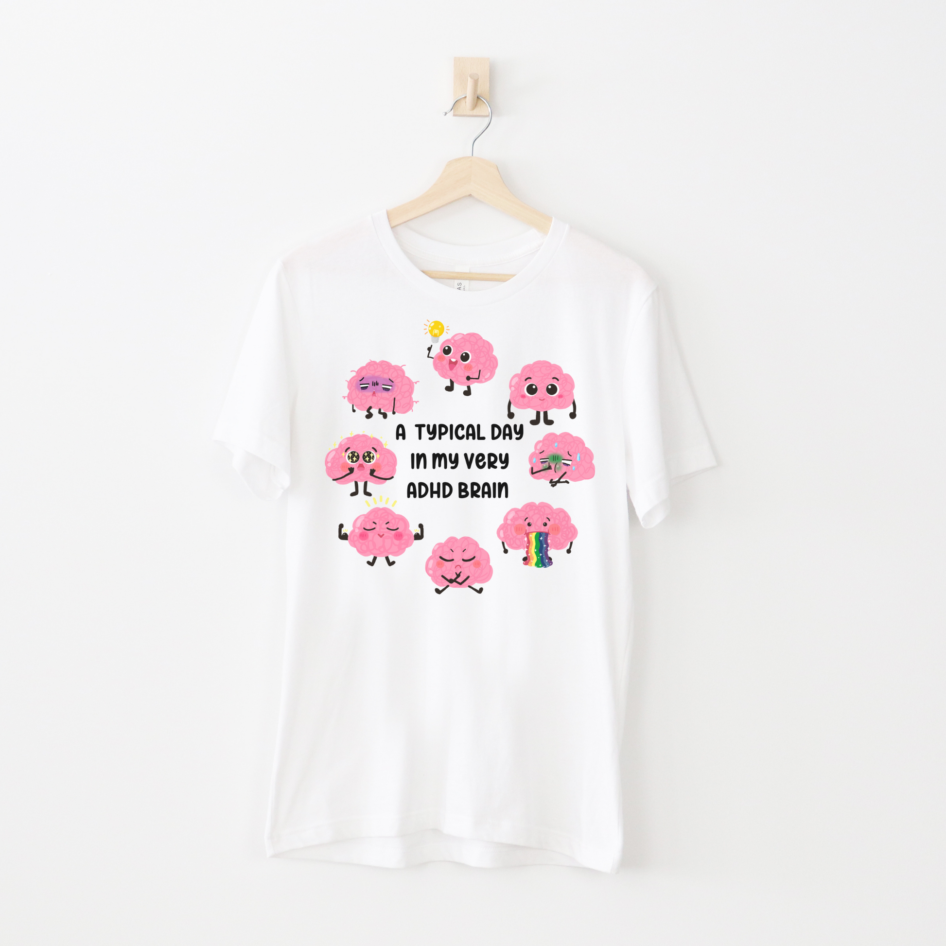 Funny ADHD T-Shirt - Cute ADHD Brain Shirt - Embrace Your Diff