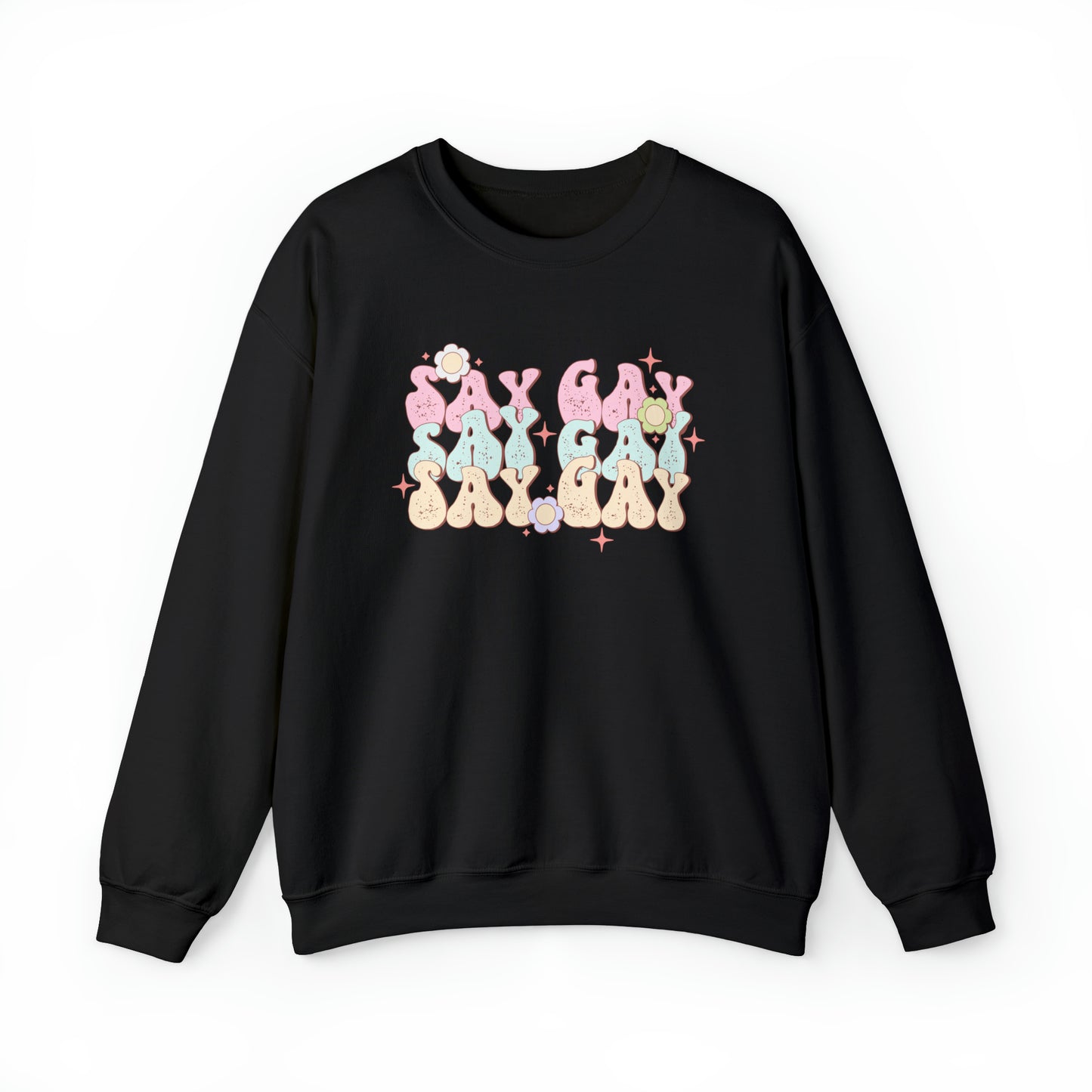 LGBT Representation Crewneck Sweatshirt - Say Gay Sweatshirt - Embrace Your Diff