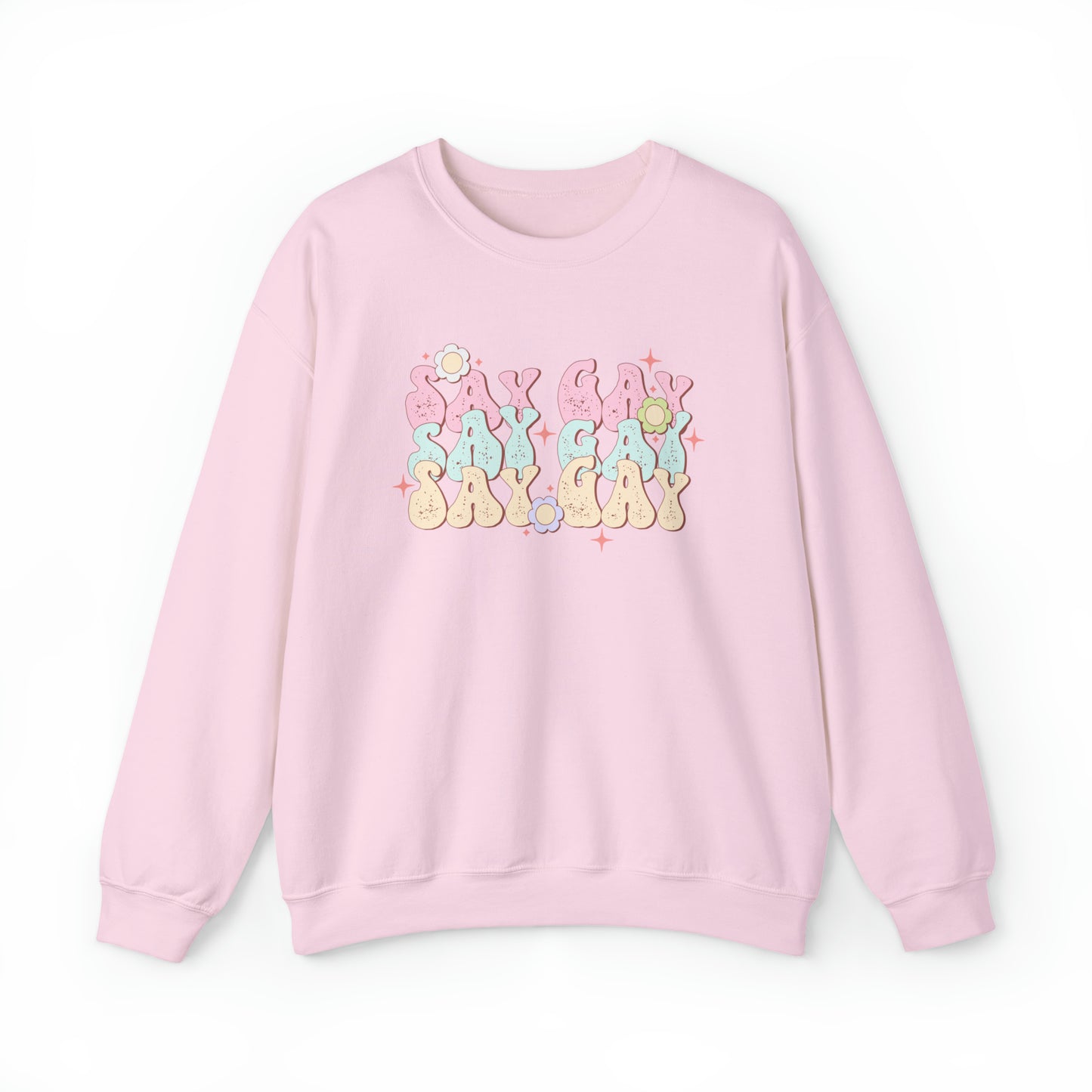 LGBT Representation Crewneck Sweatshirt - Say Gay Sweatshirt - Embrace Your Diff