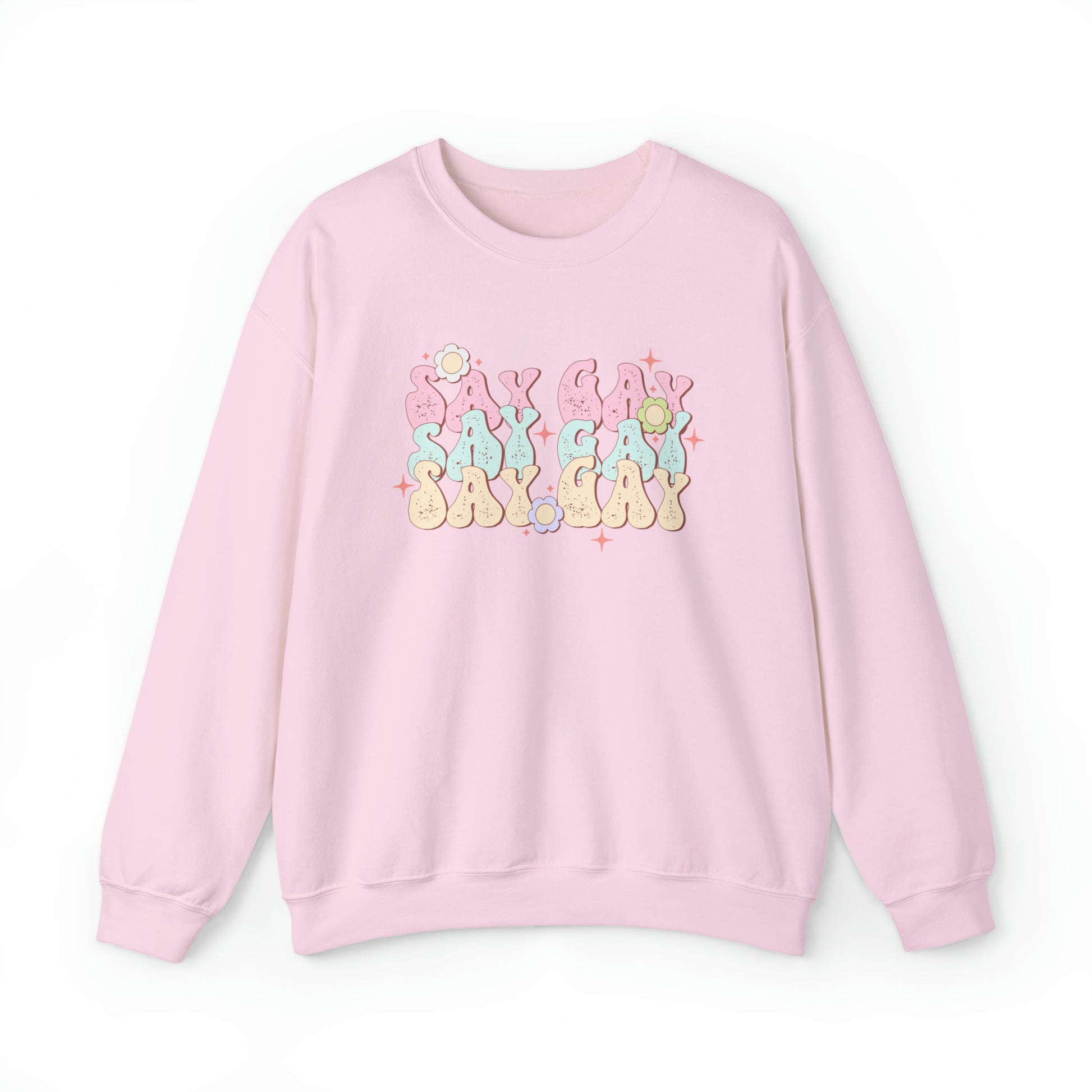 LGBT Representation Crewneck Sweatshirt - Say Gay Sweatshirt - Embrace Your Diff