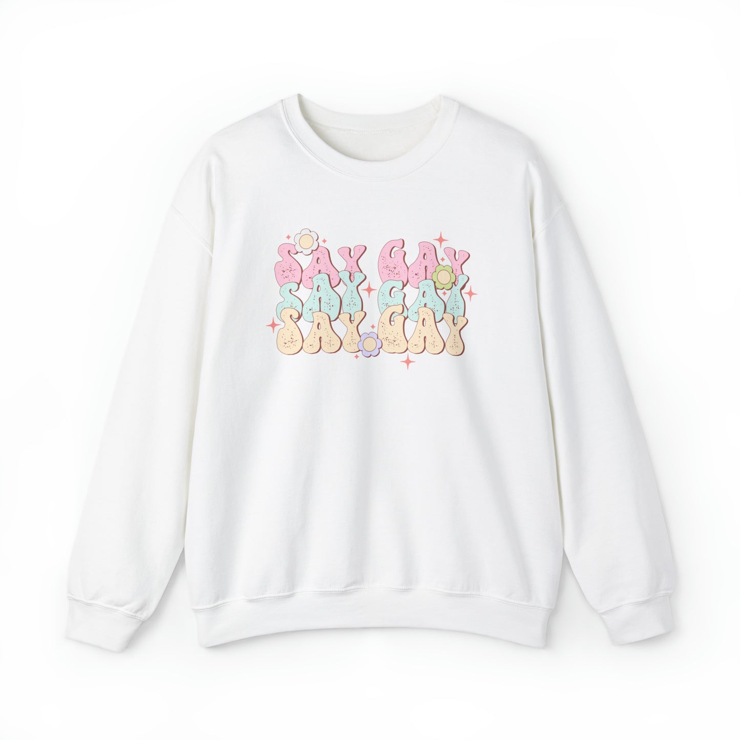 LGBT Representation Crewneck Sweatshirt - Say Gay Sweatshirt - Embrace Your Diff