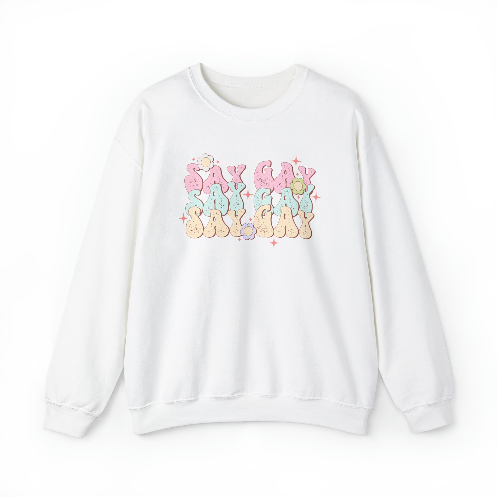 LGBT Representation Crewneck Sweatshirt - Say Gay Sweatshirt - Embrace Your Diff