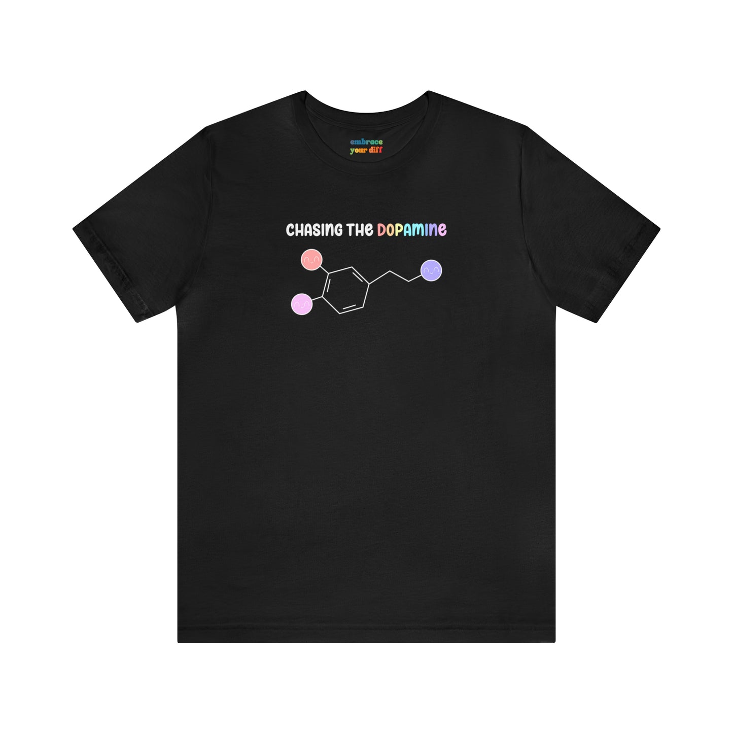 Cute ADHD Chasing The Dopamine T-Shirt - Pastel - Embrace Your Diff