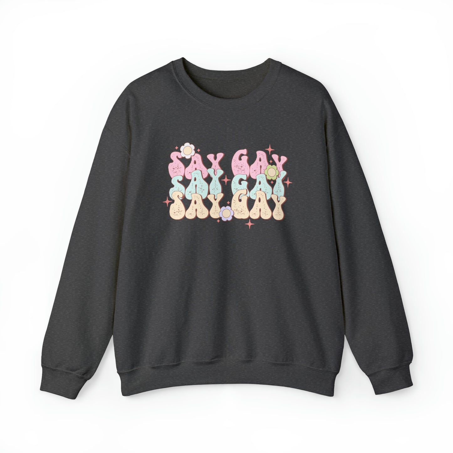 LGBT Representation Crewneck Sweatshirt - Say Gay Sweatshirt - Embrace Your Diff