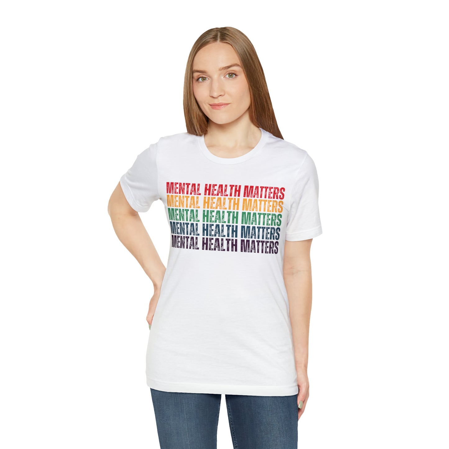 Unisex Tshirt Celebrating Mental Health Awareness - Shirt for Inclusivity - Embrace Your Diff