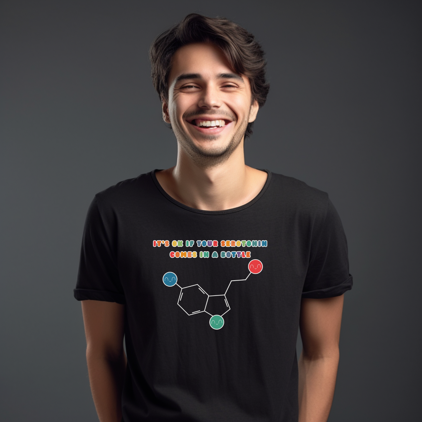 Rainbow Mental Health Awareness Tshirt - Destigmatise Mental Health - Embrace Your Diff