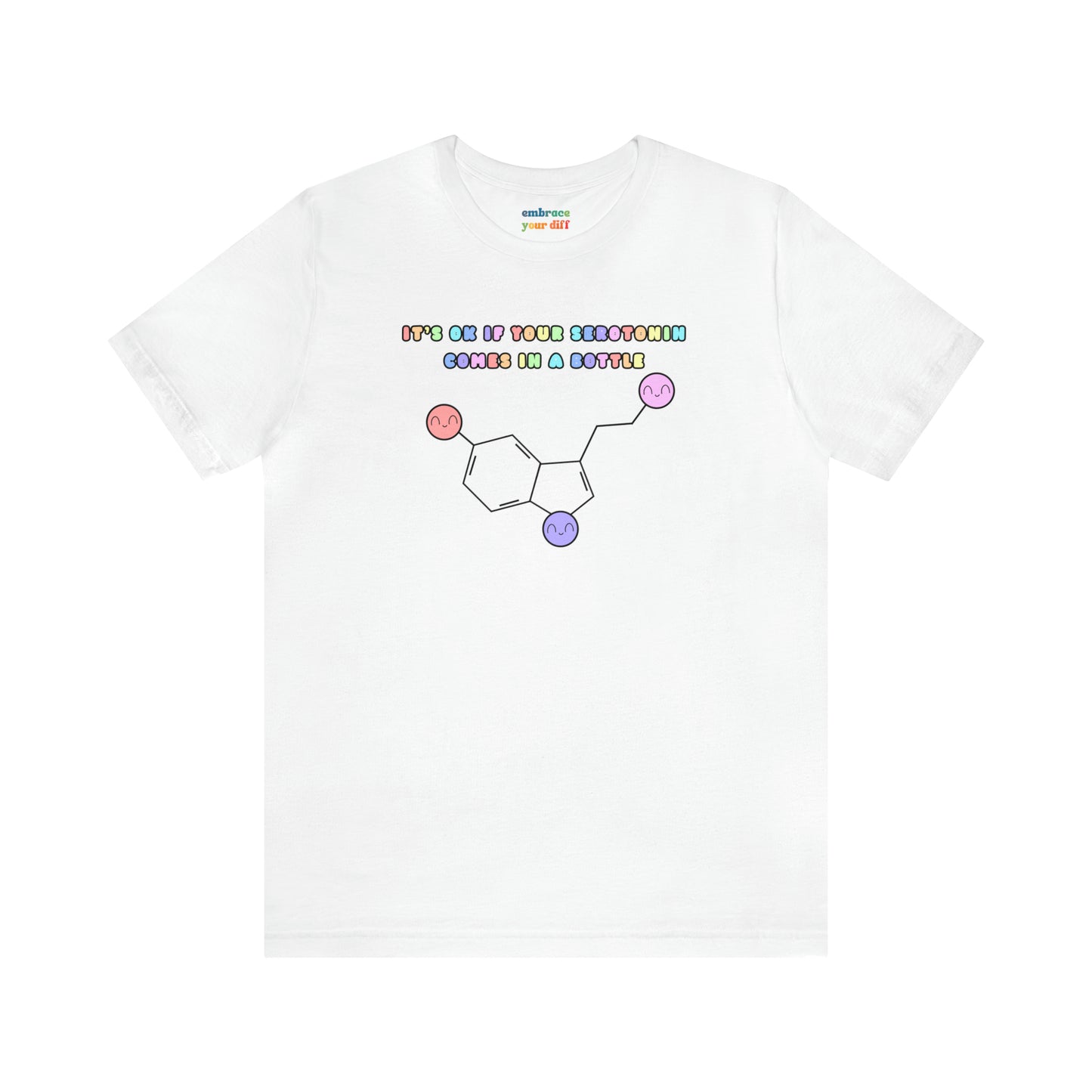 Pastel Mental Health Awareness Tshirt - Destigmatise Mental Health - Embrace Your Diff