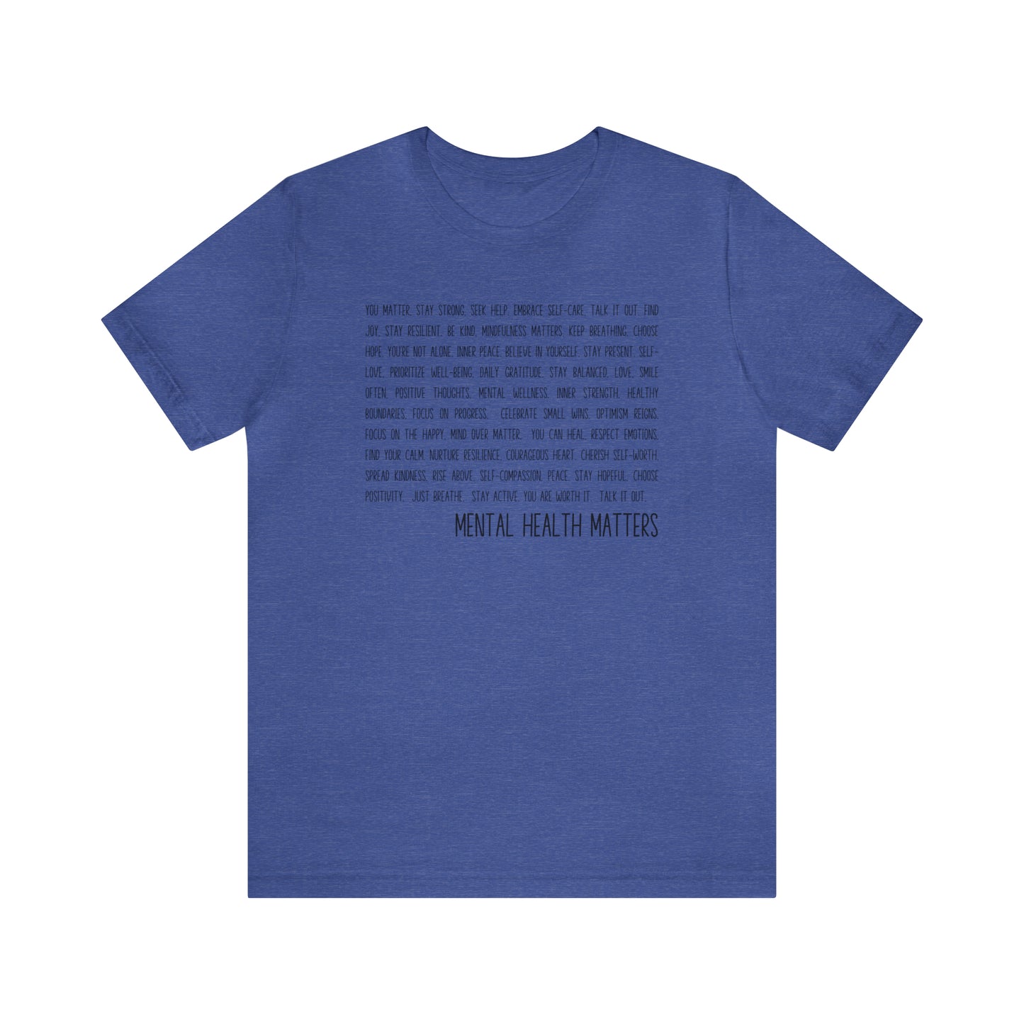 Unisex T-shirt for Mental Health Acceptance - Adult Inclusivity Matters - Diversity Acceptance Shirt for Adults - Embrace Your Diff