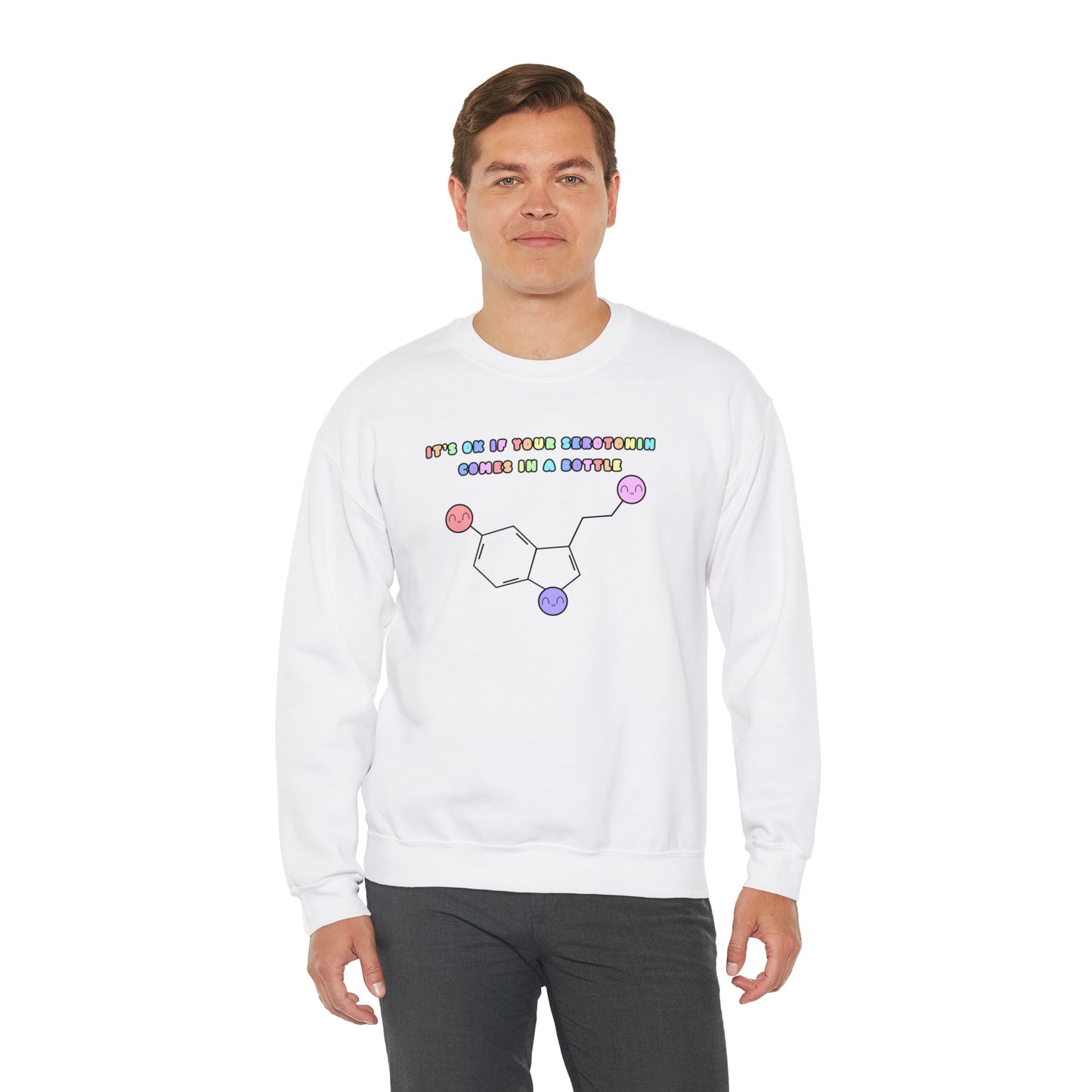 Cute ADHD Chasing The Dopamine Sweatshirt - Pastel - Embrace Your Diff