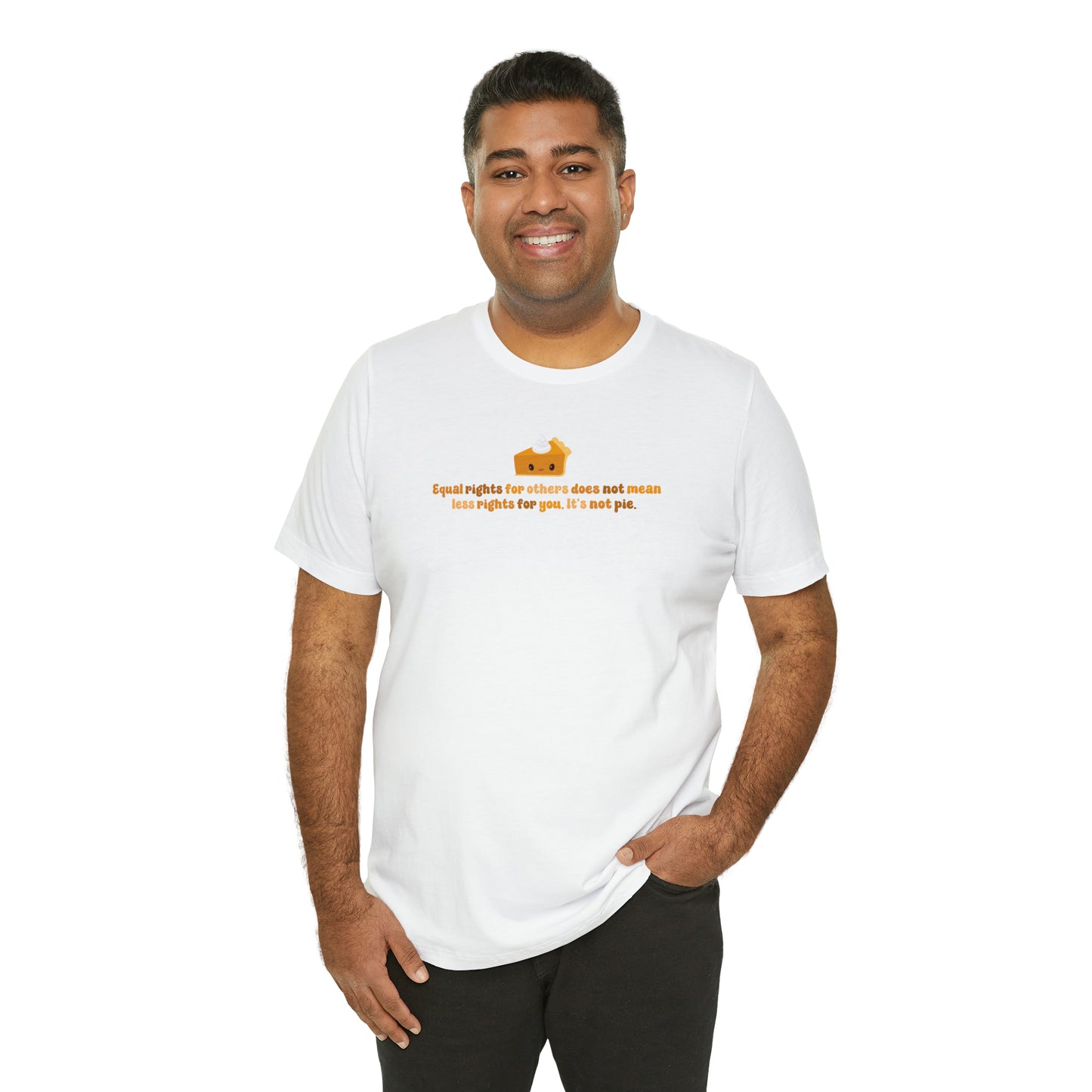 LGBT+ Pride Equality Pie T-Shirt - Embrace Your Diff