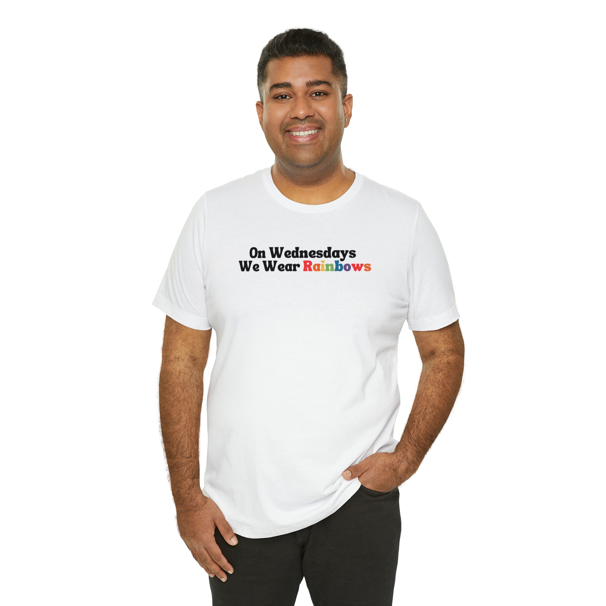 Rainbow T-Shirt - Cute Pride Shirt - Embrace Your Diff