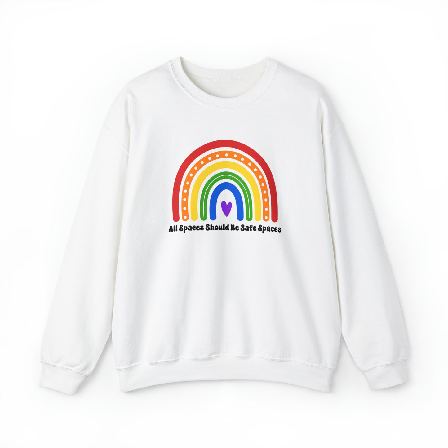 LGBT+ Equality Crewneck Sweatshirt - Safe Space Sweatshirt - Embrace Your Diff