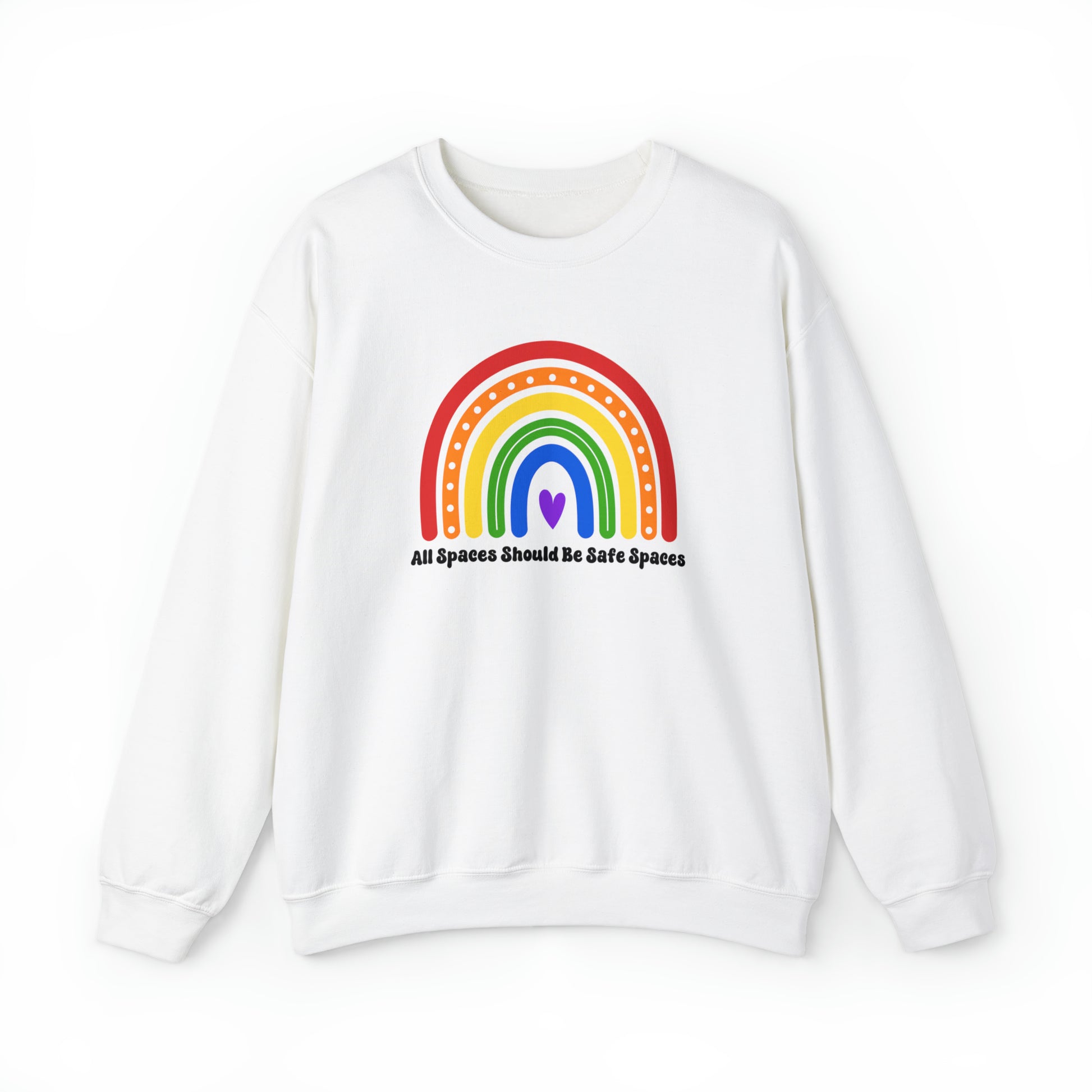 LGBT+ Equality Crewneck Sweatshirt - Safe Space Sweatshirt - Embrace Your Diff