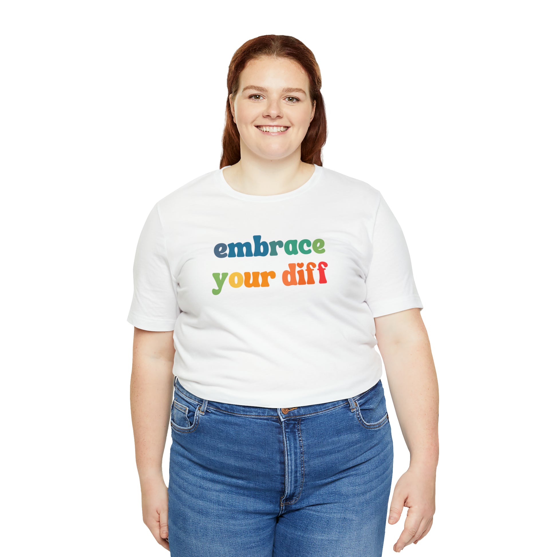 Unisex Jersey Short Sleeve Tee - Embrace Your Diff