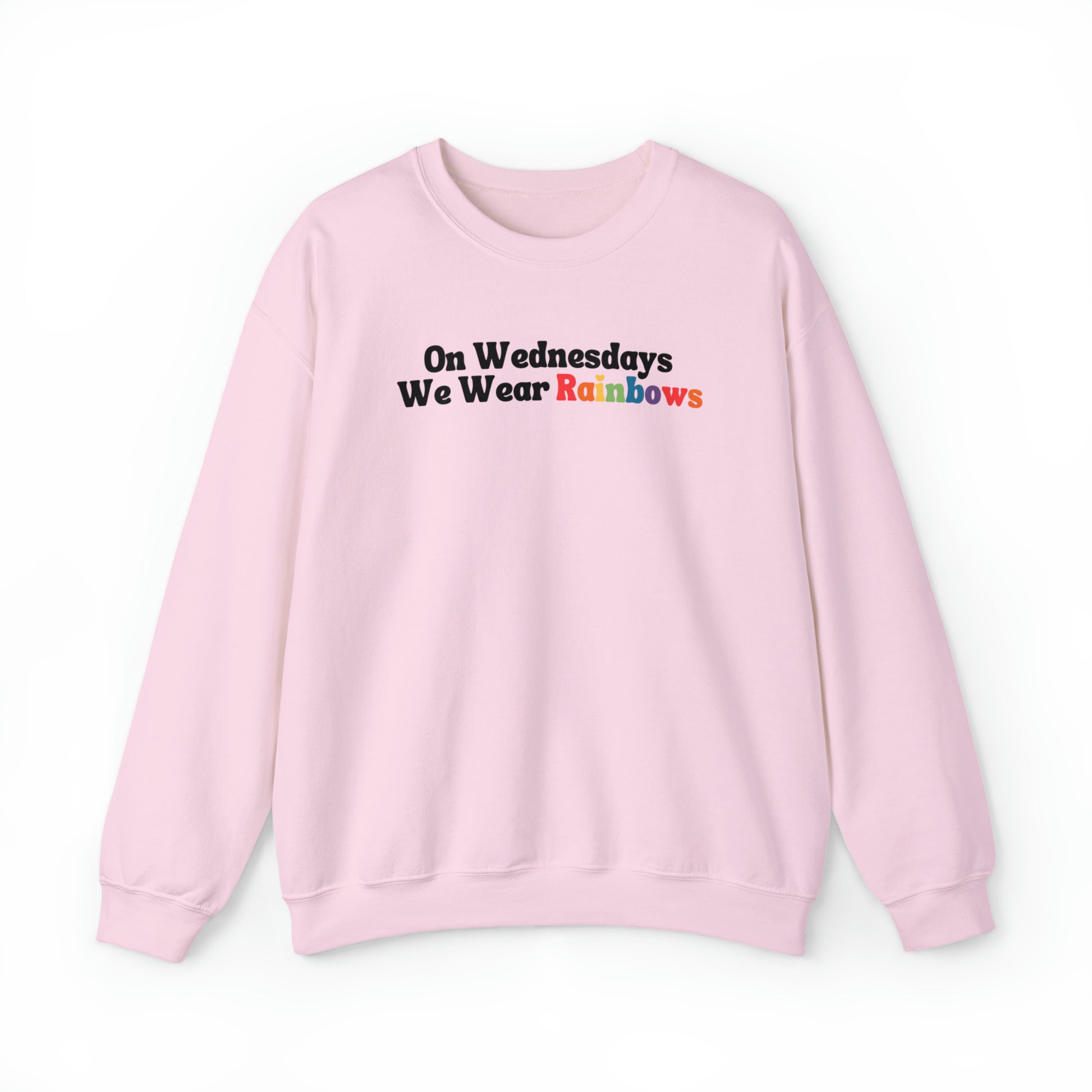 Rainbow Crewneck Sweatshirt - Cute Pride sweatshirt - Embrace Your Diff