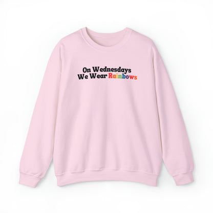 Rainbow Crewneck Sweatshirt - Cute Pride sweatshirt - Embrace Your Diff