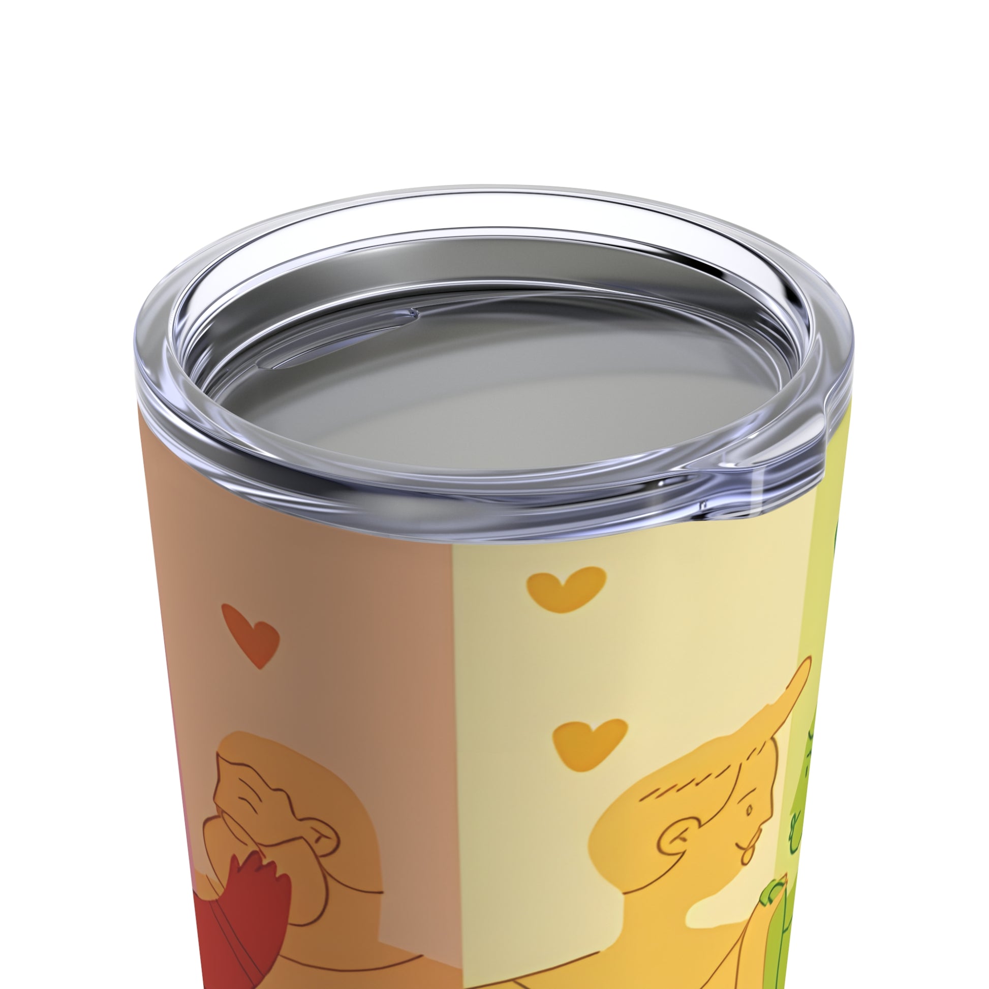 LGBT Cute Pride Tumbler - Rainbow Love Tumbler - Embrace Your Diff