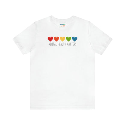 Mental Health Acceptance Unisex Shirt - Inclusivity Tshirt for Adults - Therapist Shirt - Embrace Your Diff