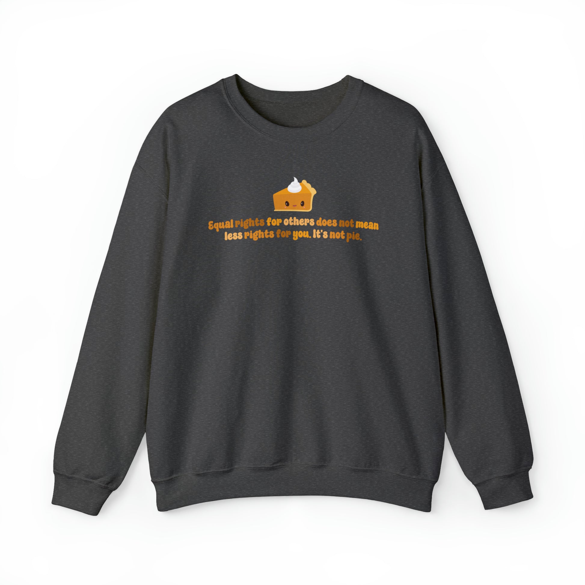 LGBT+ Pride Equality Pie Crewneck Sweatshirt - Embrace Your Diff