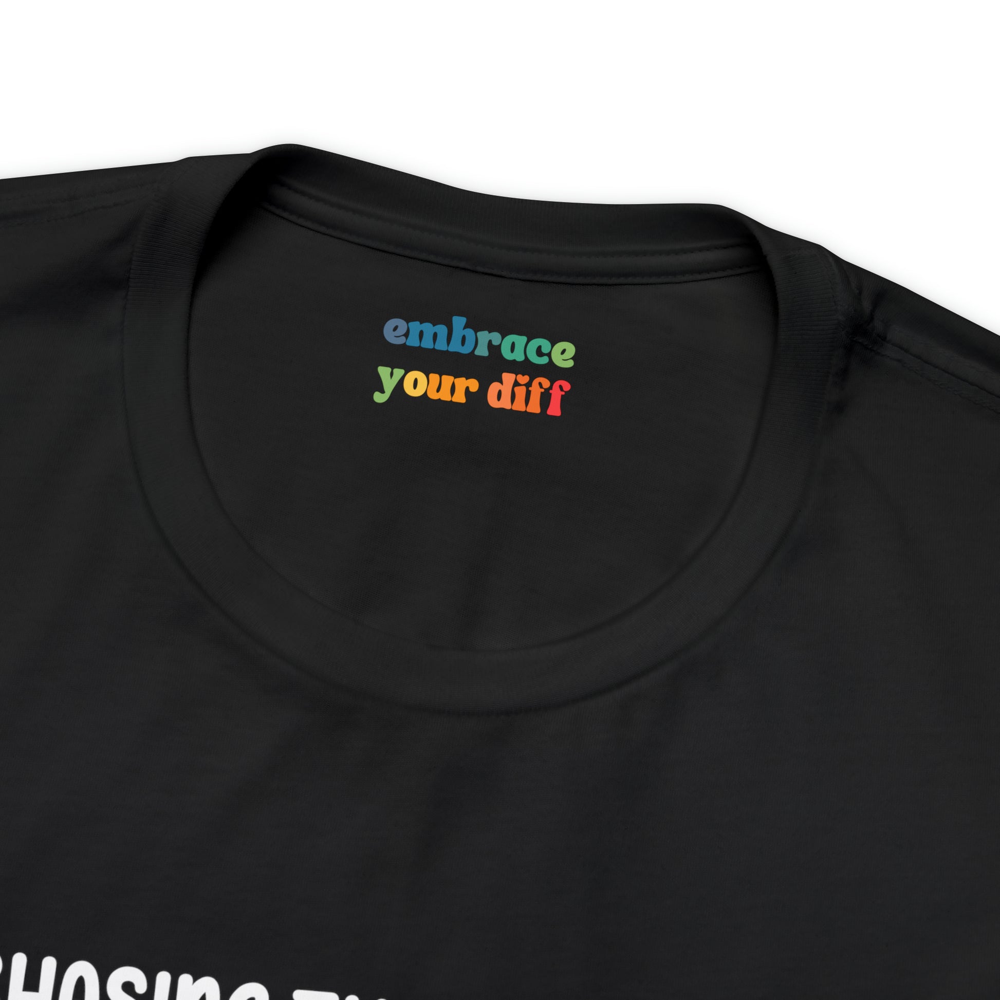 Cute ADHD Chasing The Dopamine T-Shirt - Rainbow - Embrace Your Diff