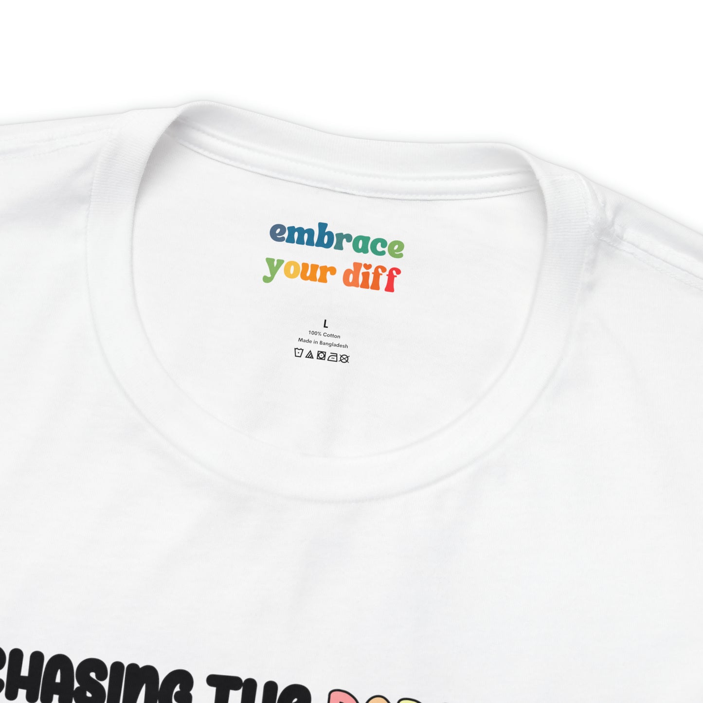 Cute ADHD Chasing The Dopamine T-Shirt - Pastel - Embrace Your Diff