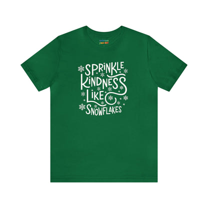 Sprinkle Kindness T-shirt, Cute Winter Shirt - Embrace Your Diff