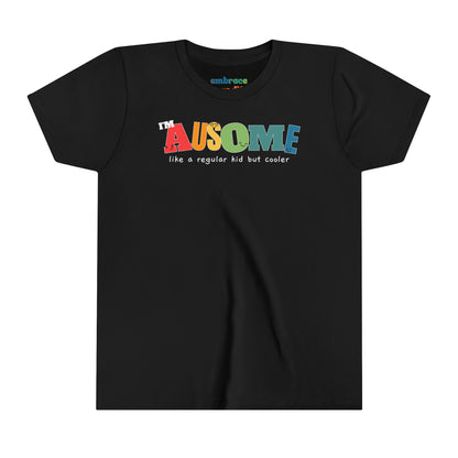 Ausome Kid Autism Acceptance Shirt - Inclusivity Diversity Tshirt for Kids - Spectrum Acceptance - Embrace Your Diff