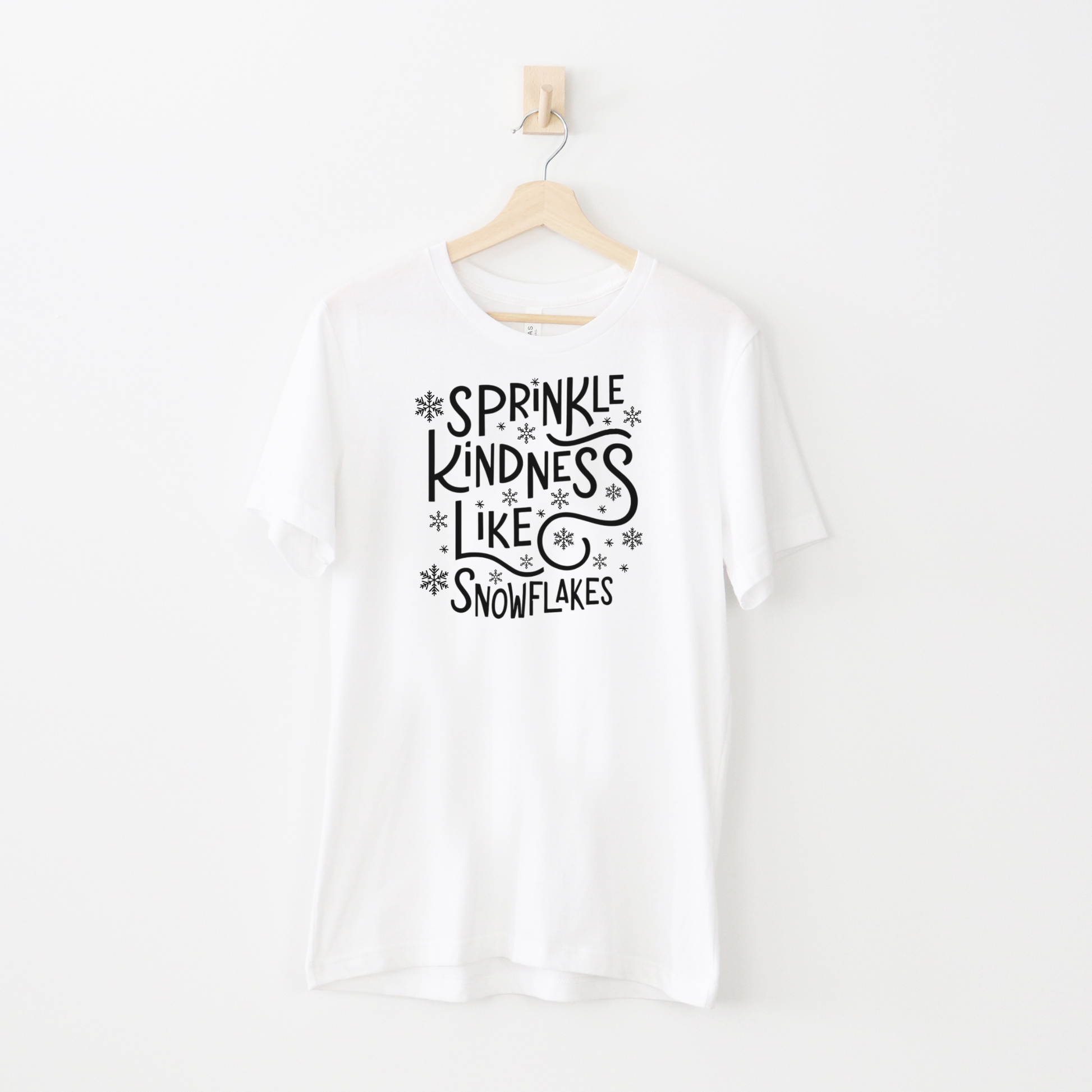 Sprinkle Kindness T-shirt, Cute Winter Shirt - Embrace Your Diff
