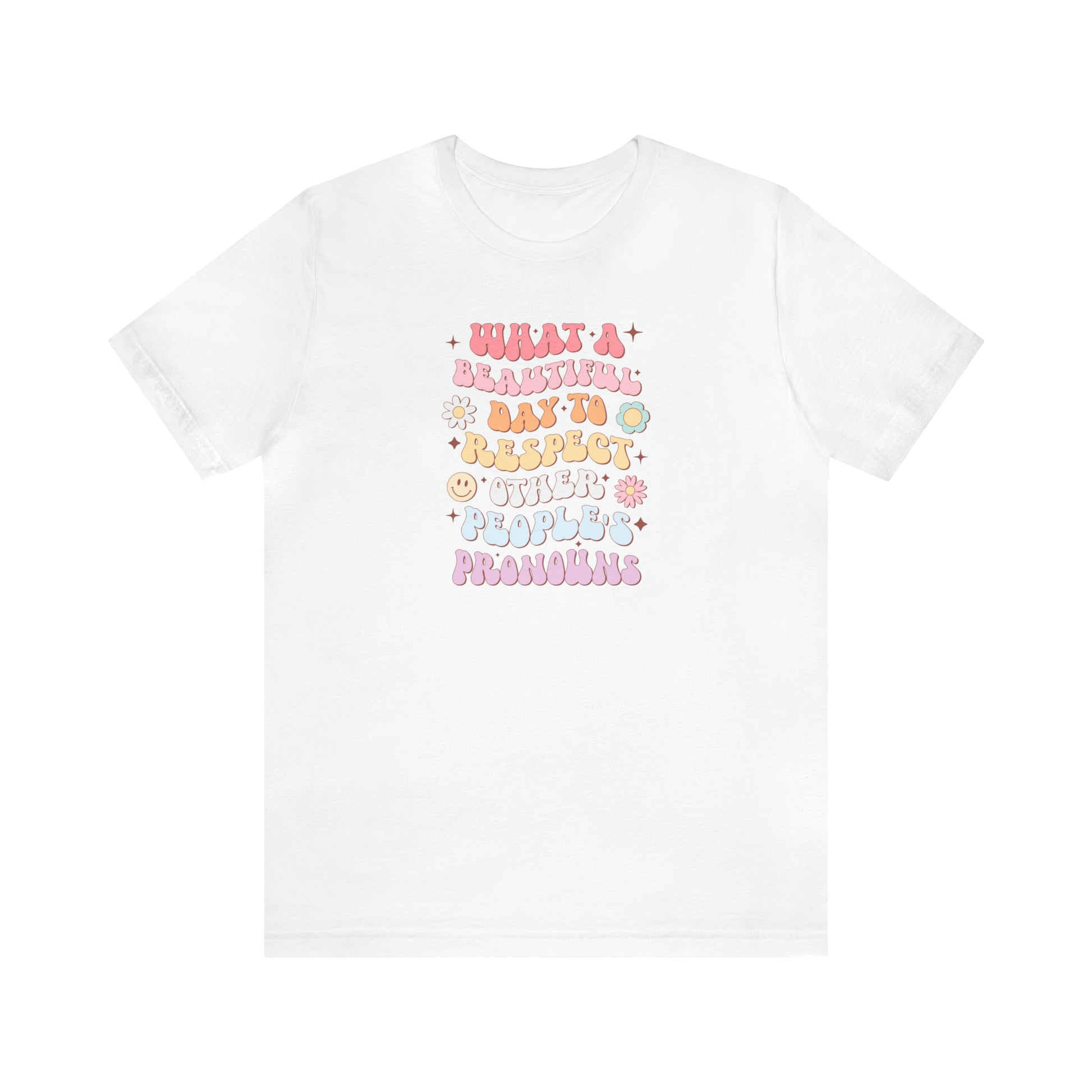 Cute Pronoun Shirt - LGBT+ Pride Shirt - Embrace Your Diff