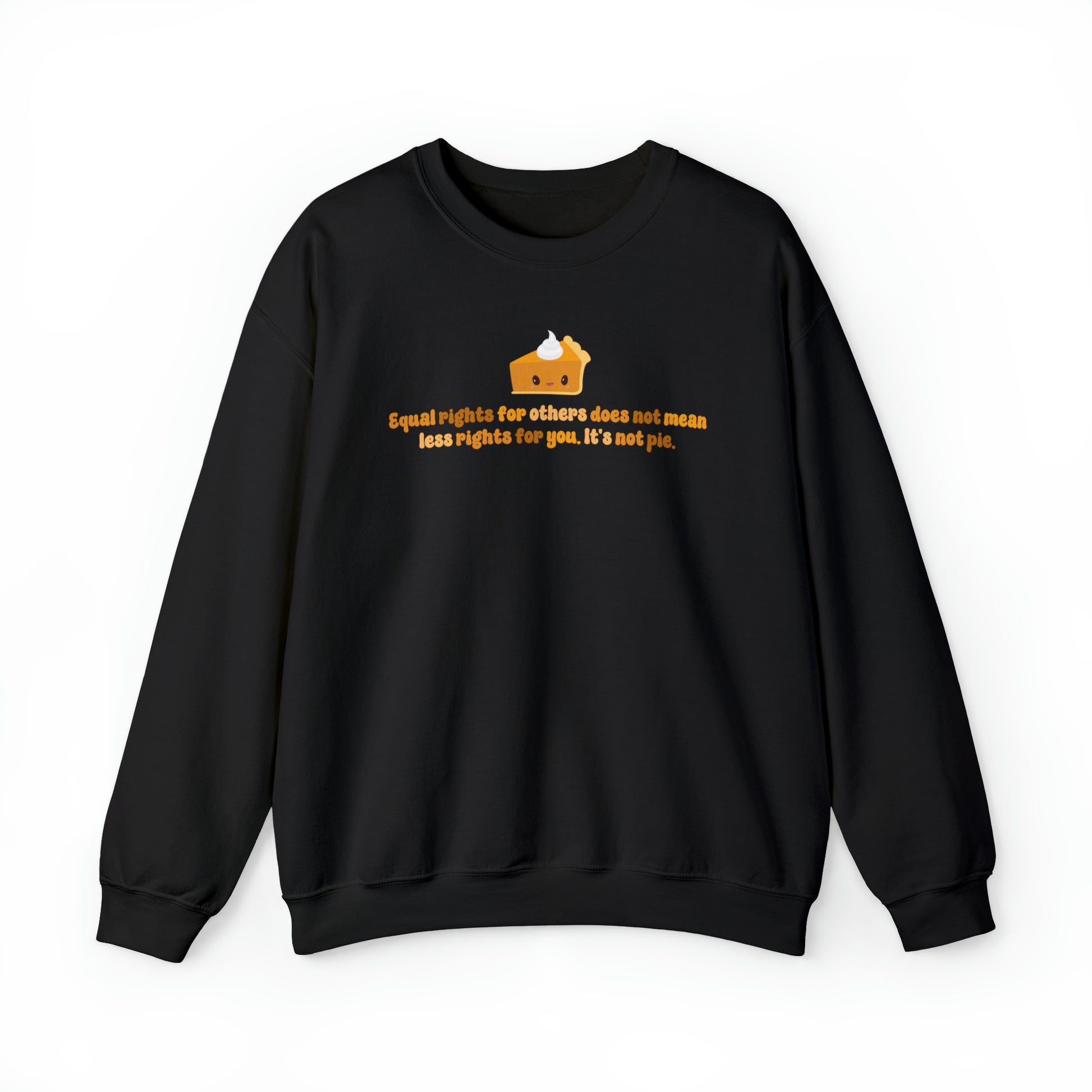 LGBT+ Pride Equality Pie Crewneck Sweatshirt - Embrace Your Diff