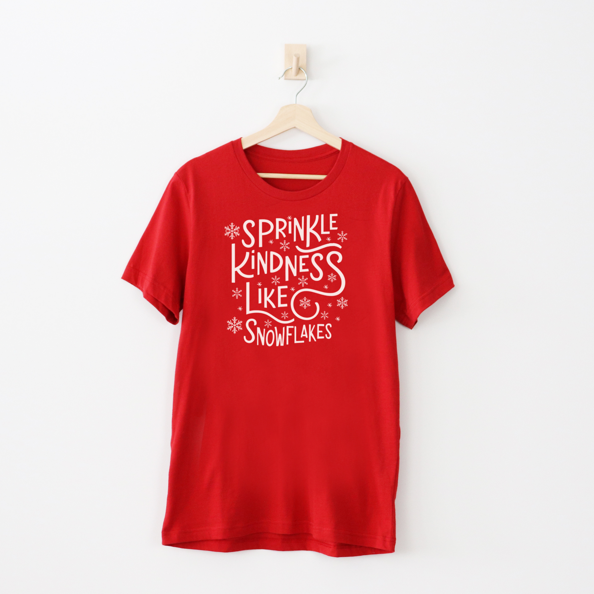 Sprinkle Kindness T-shirt, Cute Winter Shirt - Embrace Your Diff