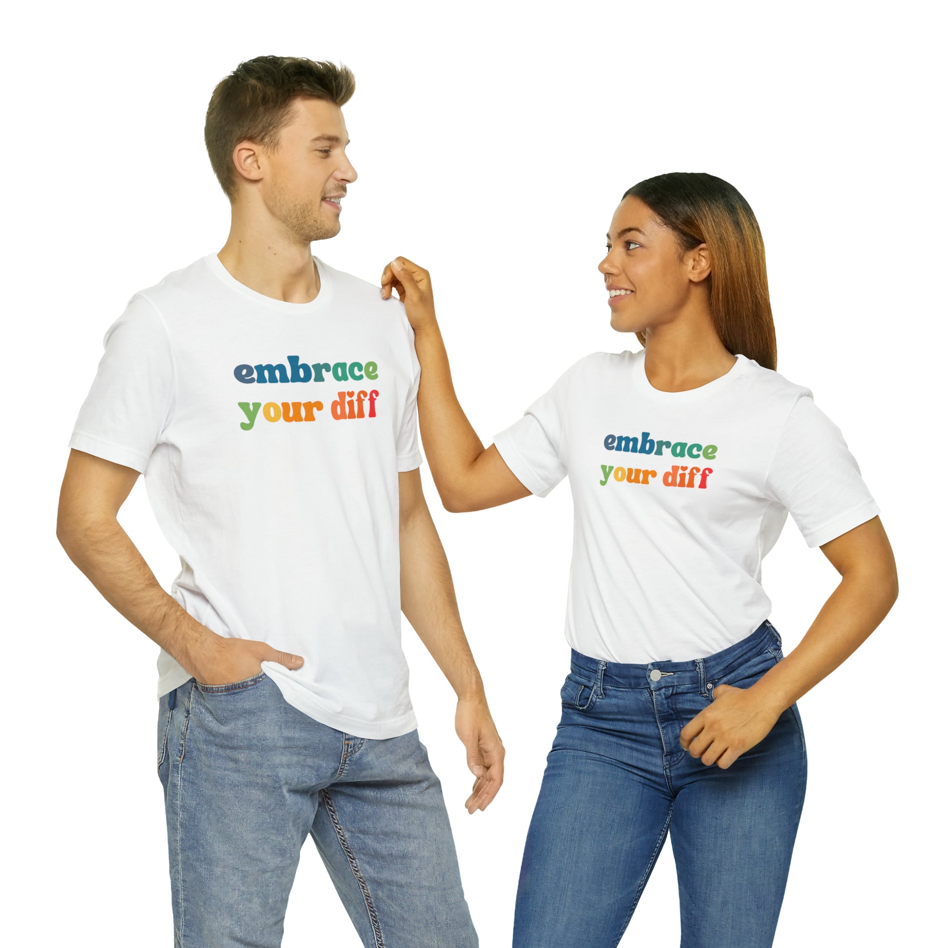 Unisex Jersey Short Sleeve Tee - Embrace Your Diff