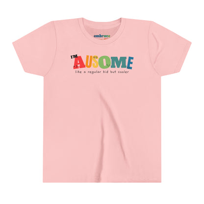 Ausome Kid Autism Acceptance Shirt - Inclusivity Diversity Tshirt for Kids - Spectrum Acceptance - Embrace Your Diff