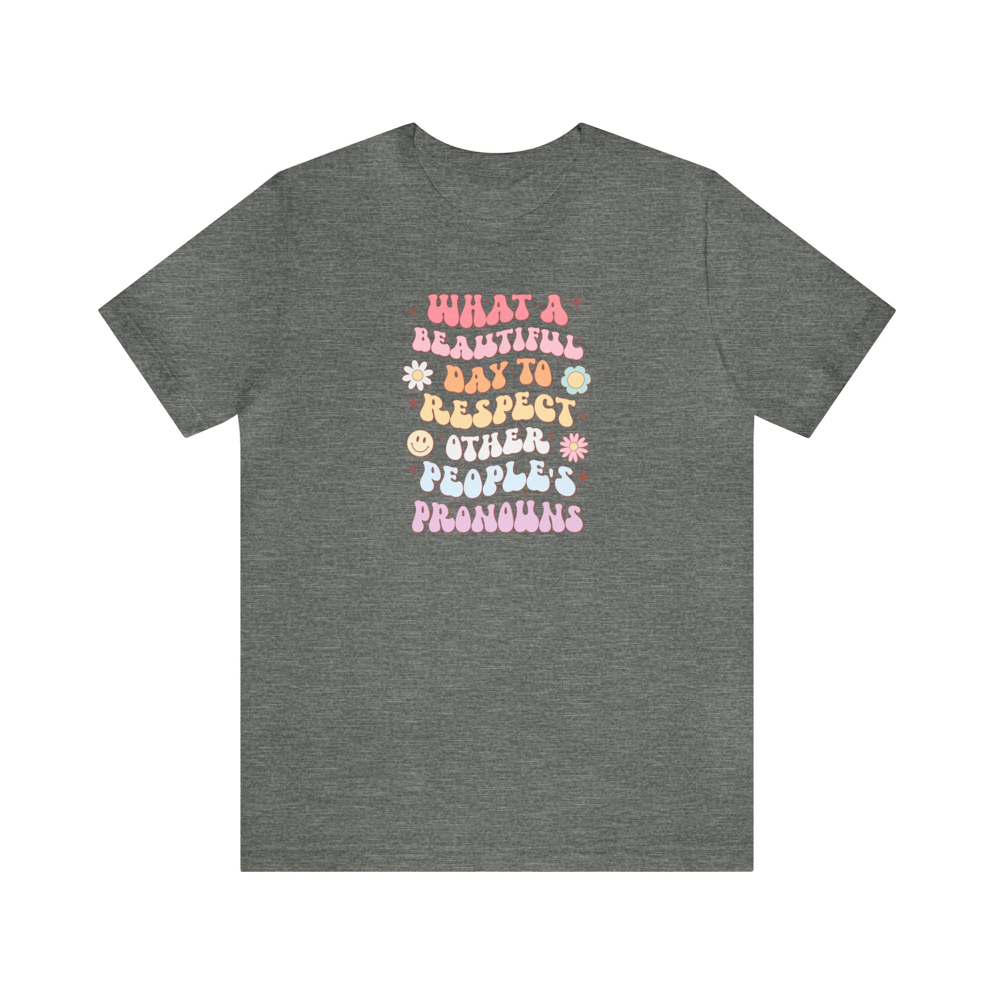 Cute Pronoun Shirt - LGBT+ Pride Shirt - Embrace Your Diff